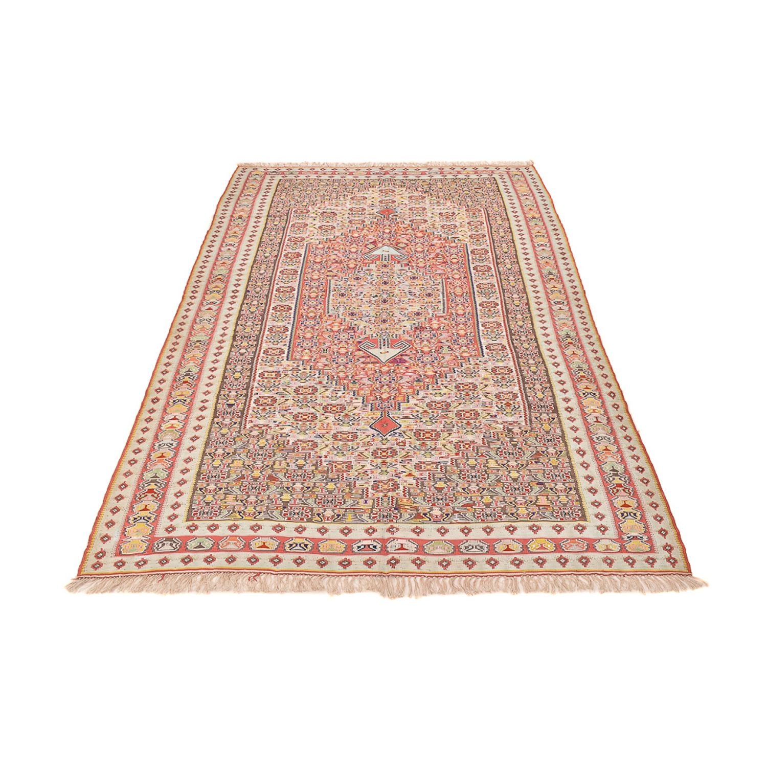 Kelim Teppich - Oriental - 270 x 158 cm - hellrot