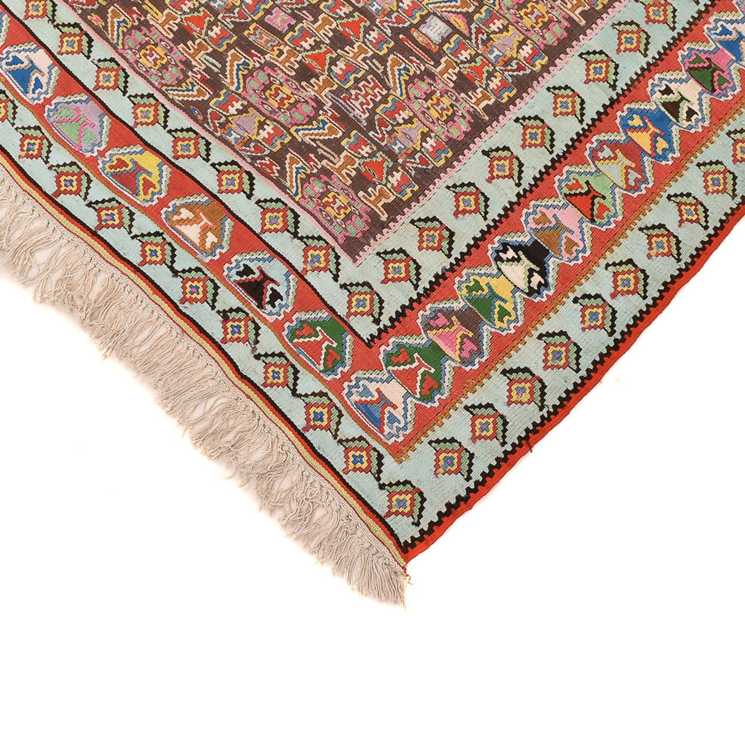 Kelim Teppich - Oriental - 258 x 160 cm - hellrot