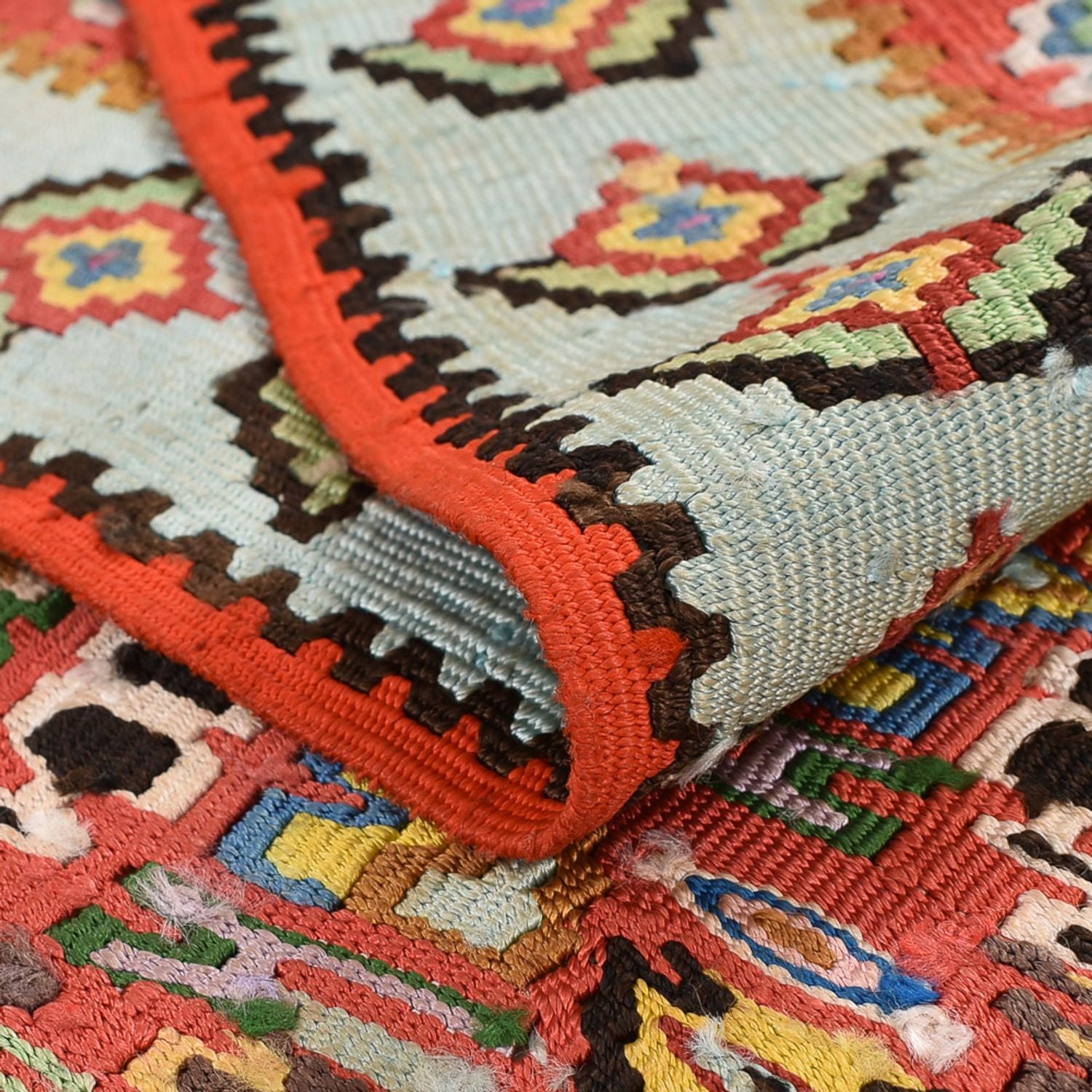 Kelim Teppich - Oriental - 258 x 160 cm - hellrot