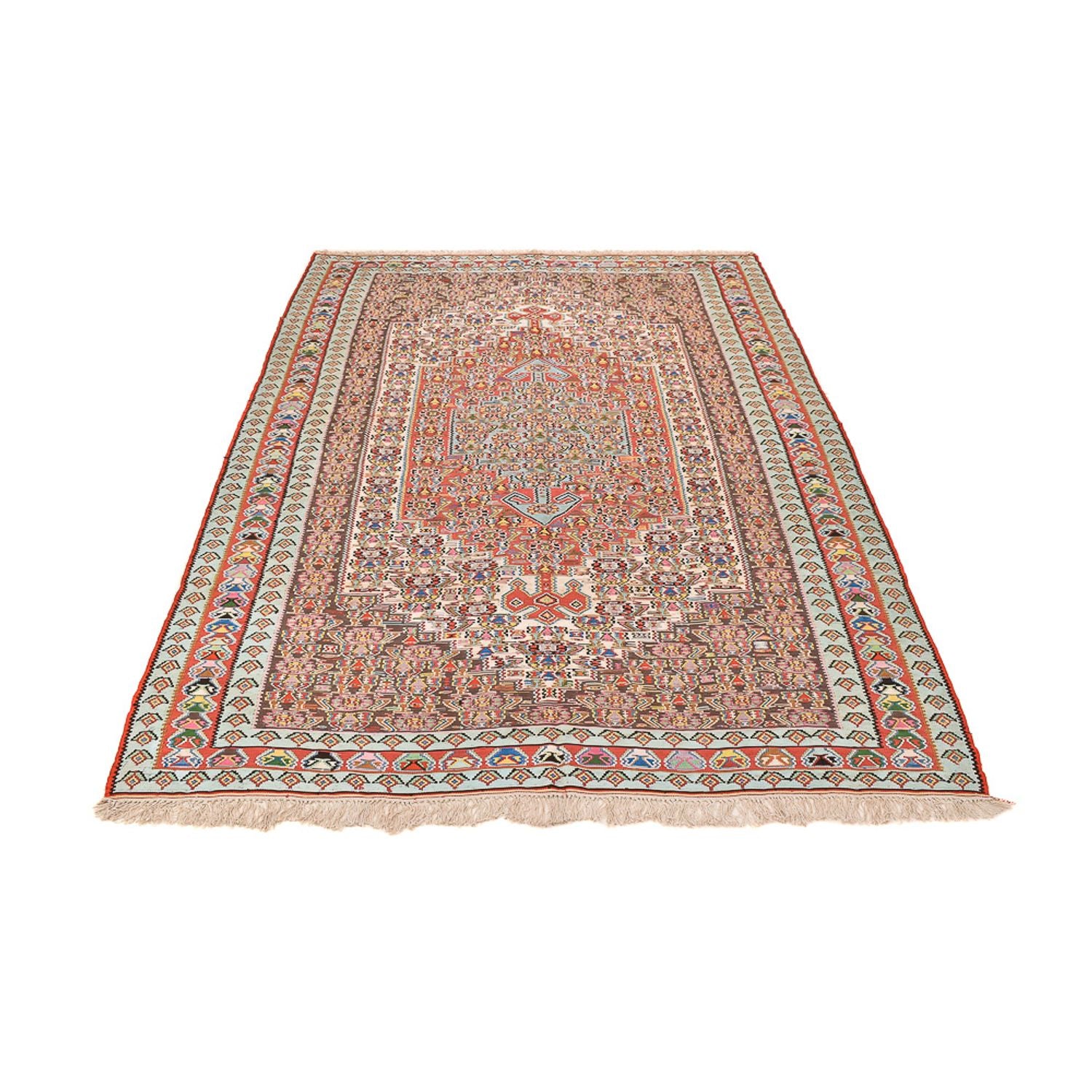 Kelim Teppich - Oriental - 258 x 160 cm - hellrot