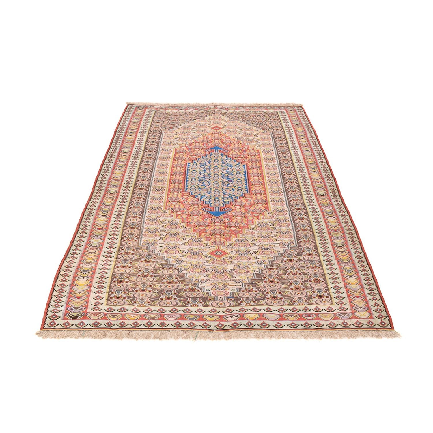 Kelim Teppich - Oriental - 258 x 160 cm - hellrot