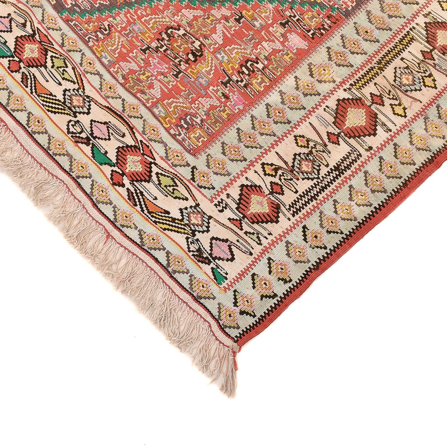 Kelim Teppich - Oriental - 260 x 160 cm - hellrot