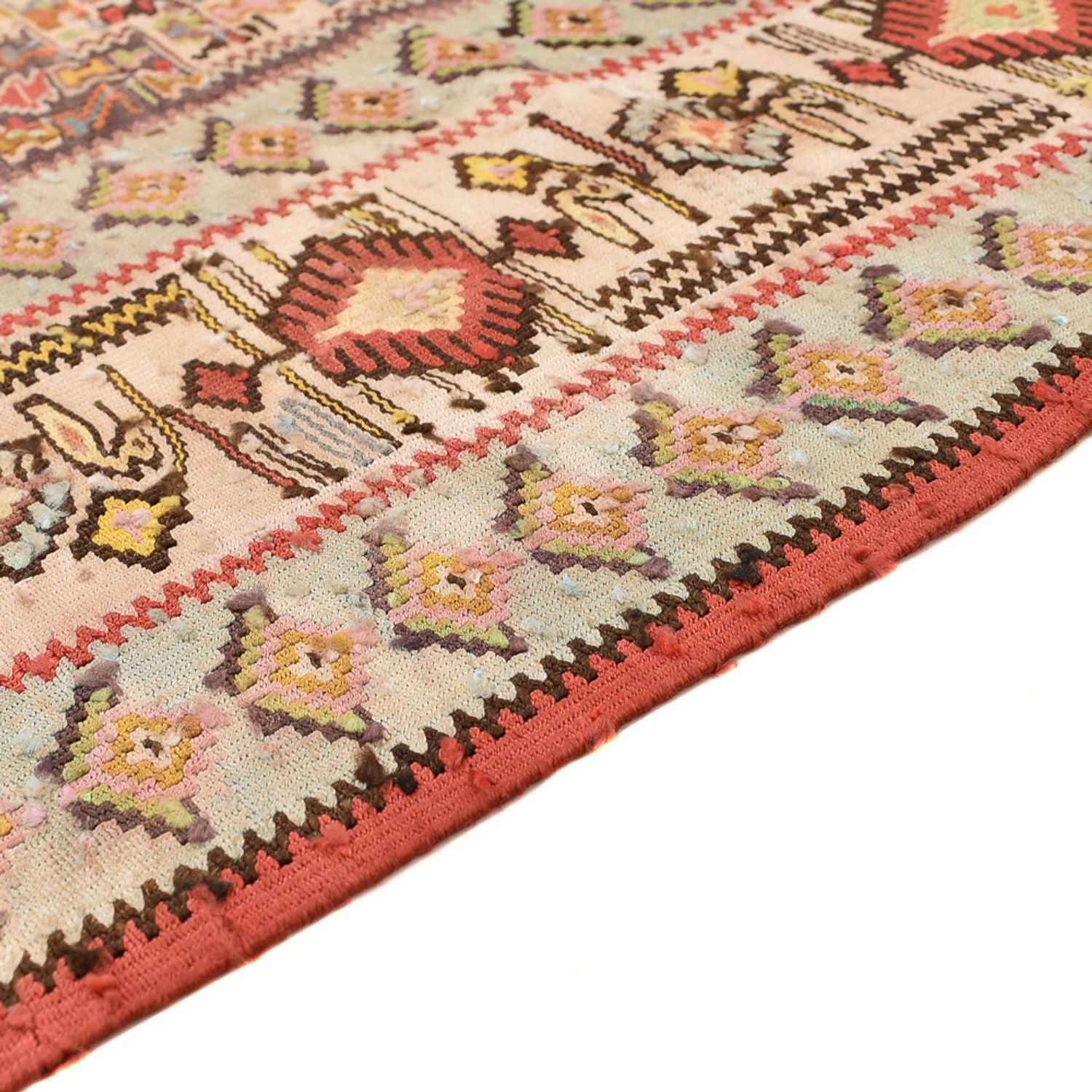 Kelim Teppich - Oriental - 260 x 160 cm - hellrot