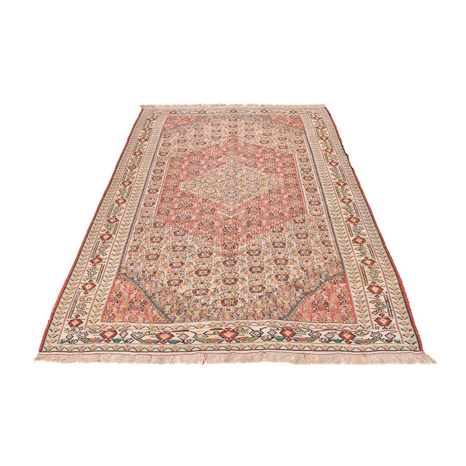 Kelim Teppich - Oriental - 260 x 160 cm - hellrot