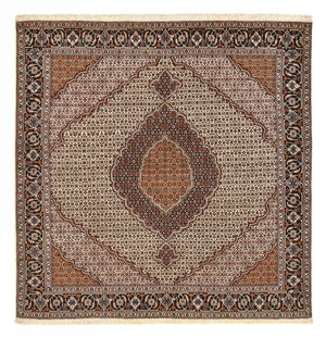 Perserteppich - Täbriz - Royal quadratisch  - 210 x 200 cm - hellbraun