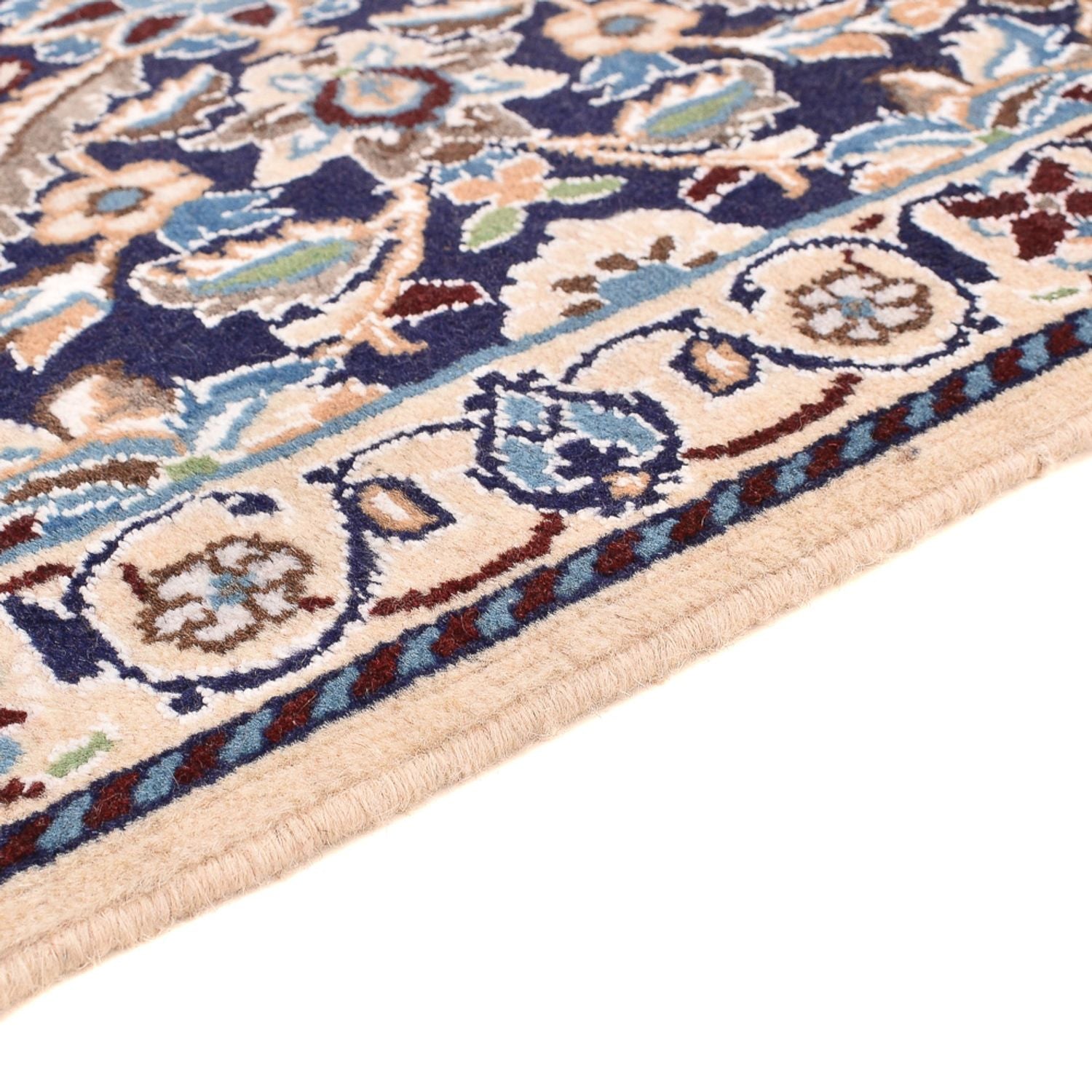 Läufer Perser - Nain - Royal - 194 x 59 cm - blau