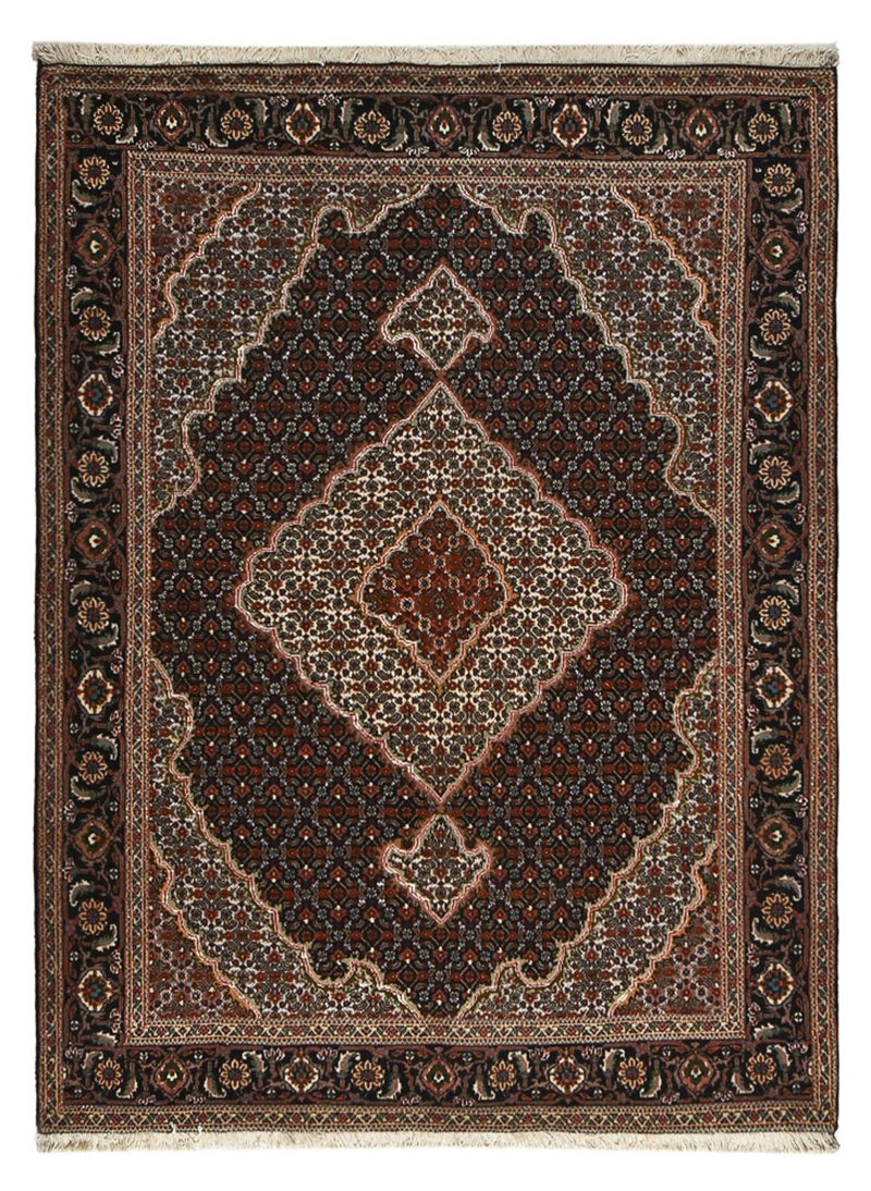 Perserteppich - Täbriz - Royal - 202 x 153 cm - dunkelbraun