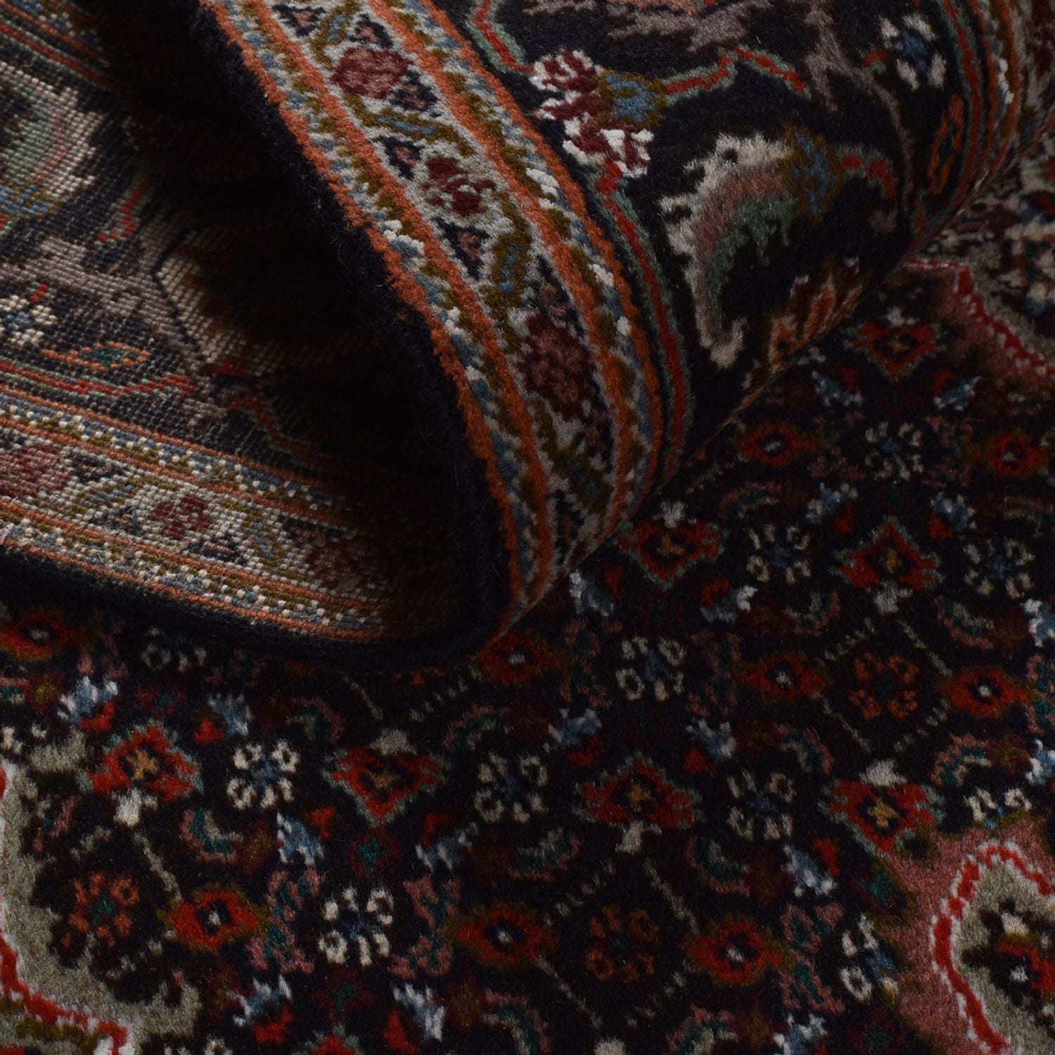 Perserteppich - Täbriz - Royal - 202 x 153 cm - dunkelbraun