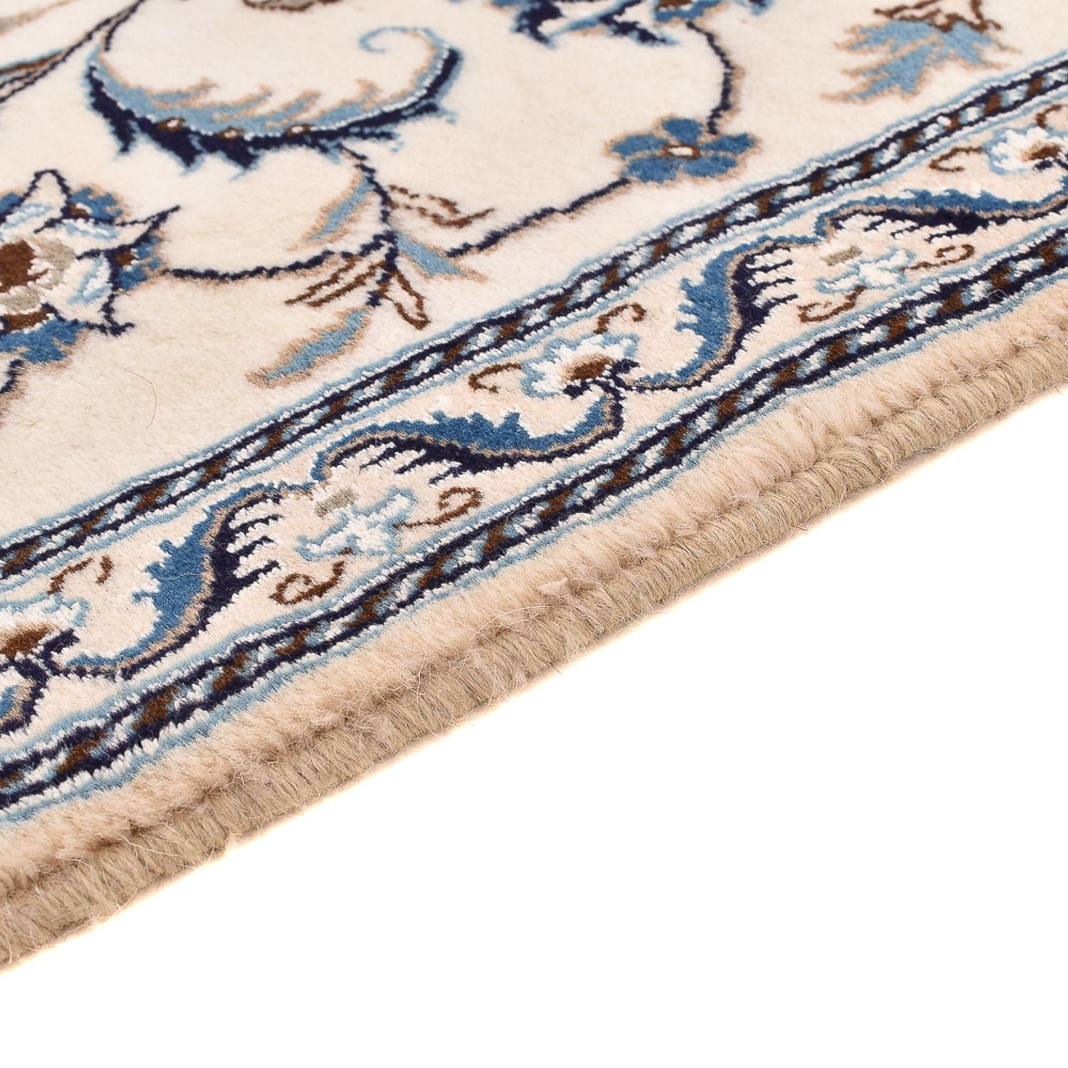 Läufer Perser - Nain - Royal - 194 x 61 cm - creme