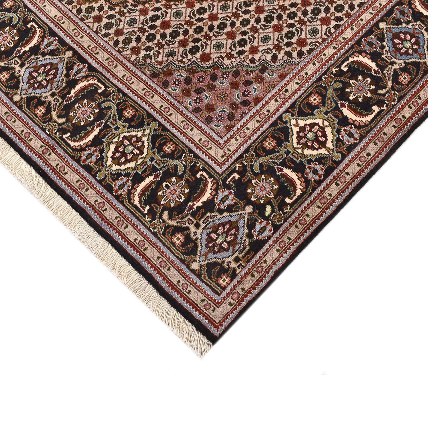 Perserteppich - Täbriz - Royal quadratisch  - 203 x 202 cm - braun