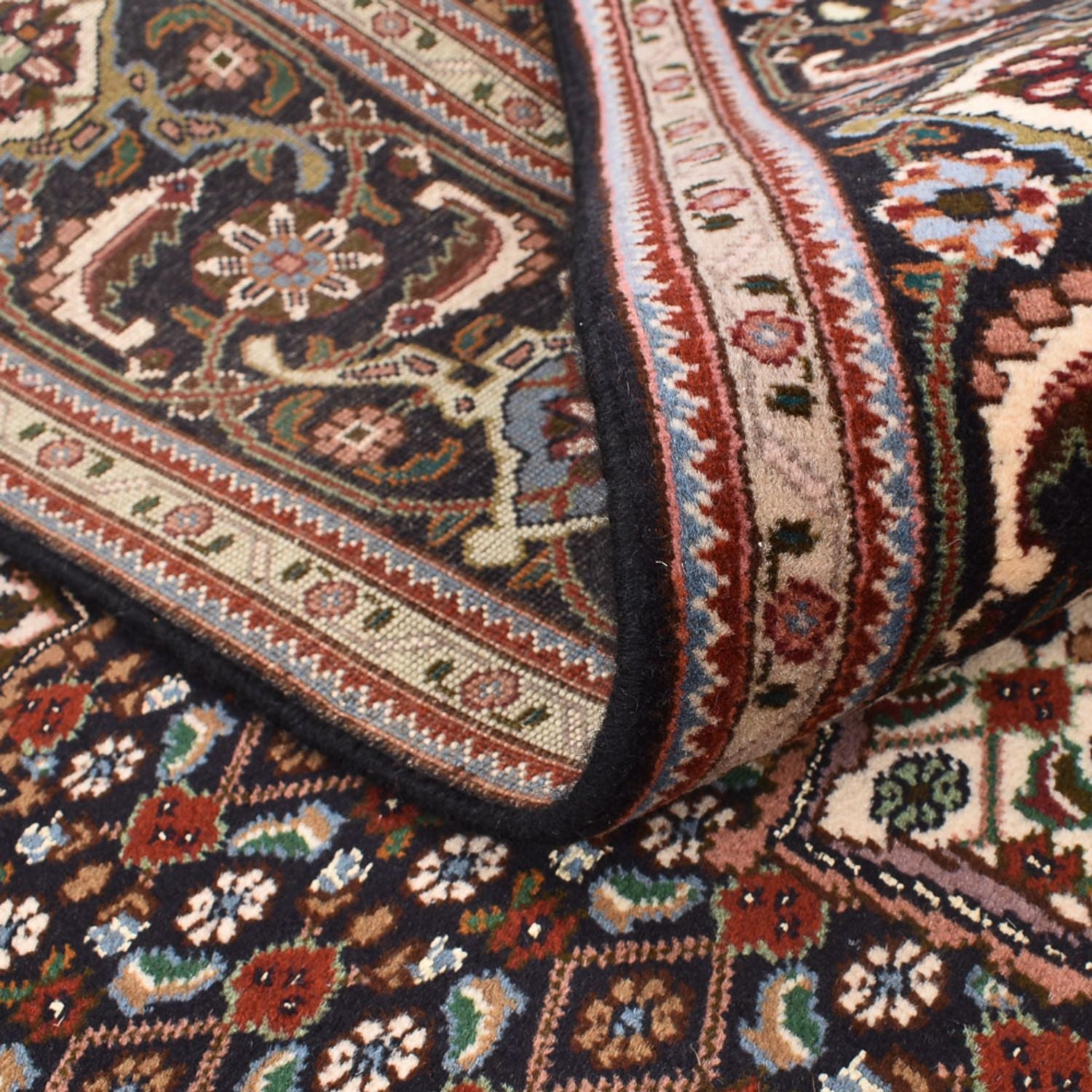 Perserteppich - Täbriz - Royal quadratisch  - 203 x 202 cm - braun