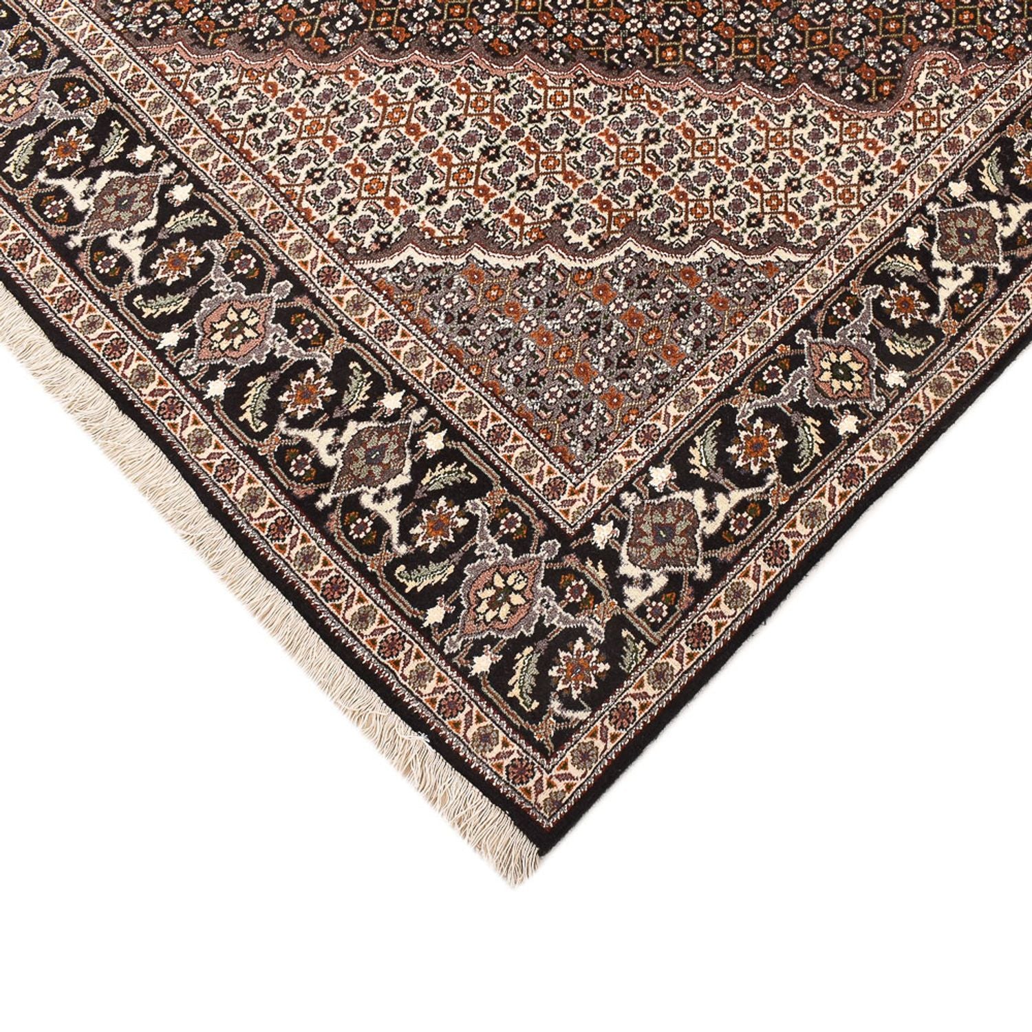 Perserteppich - Täbriz - Royal quadratisch  - 207 x 200 cm - braun