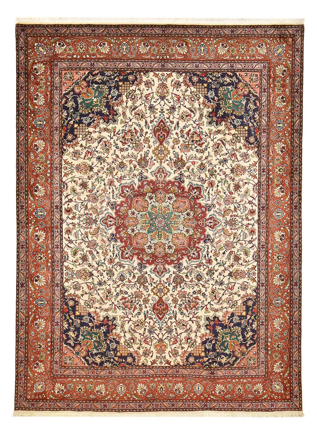 Perserteppich - Täbriz - Royal - 356 x 258 cm - creme