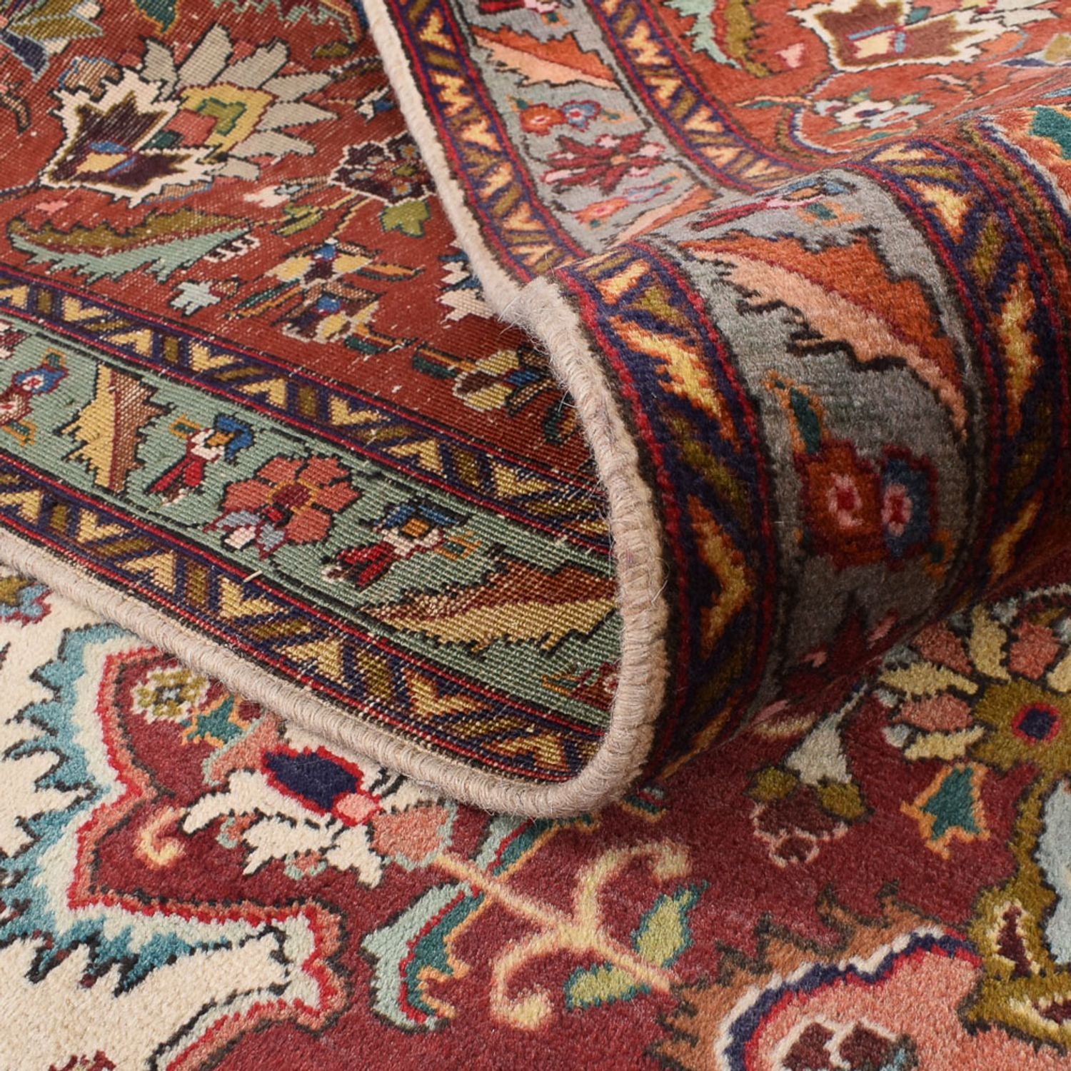 Perserteppich - Täbriz - Royal - 356 x 258 cm - creme