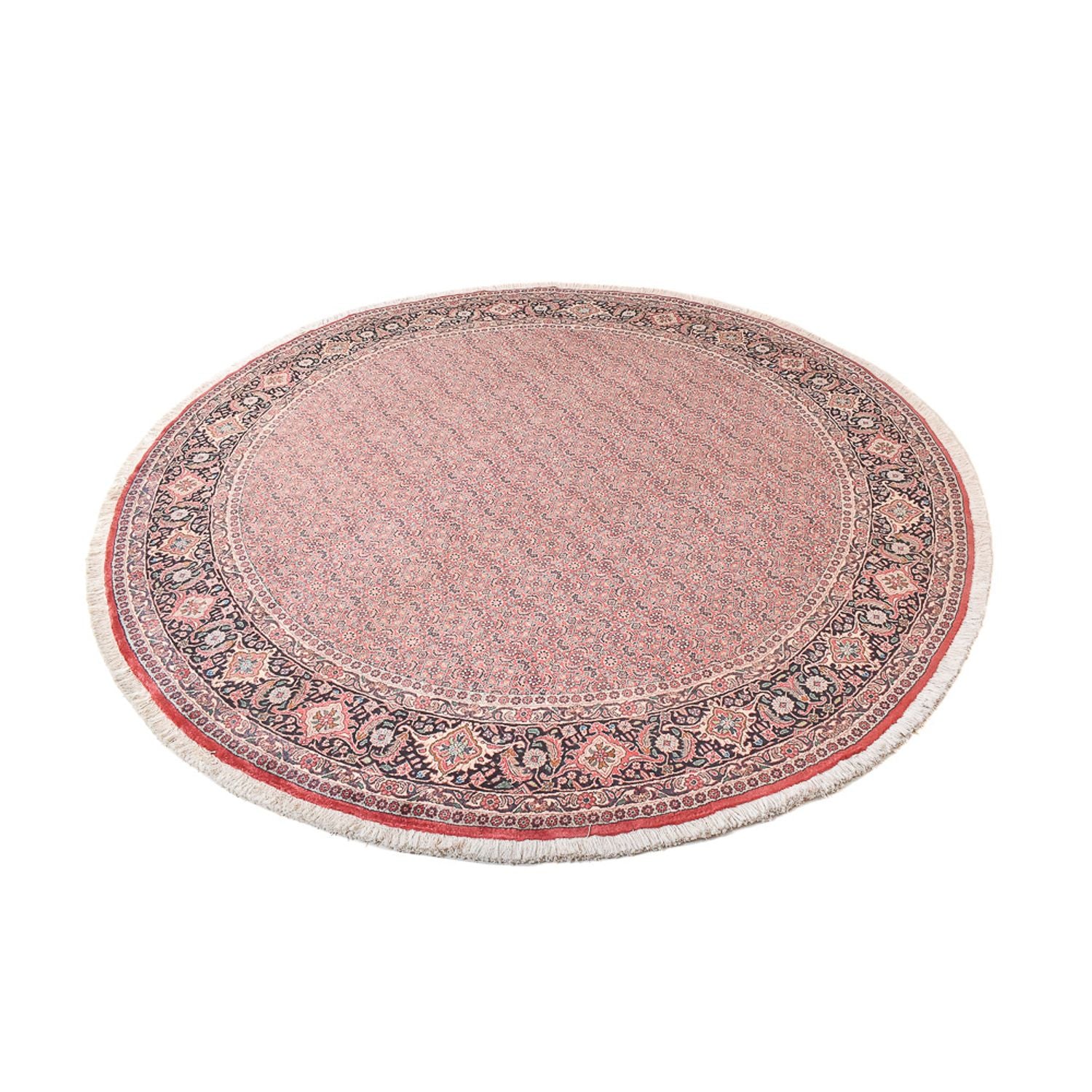 Perserteppich - Bidjar rund  - 255 x 255 cm - hellrot