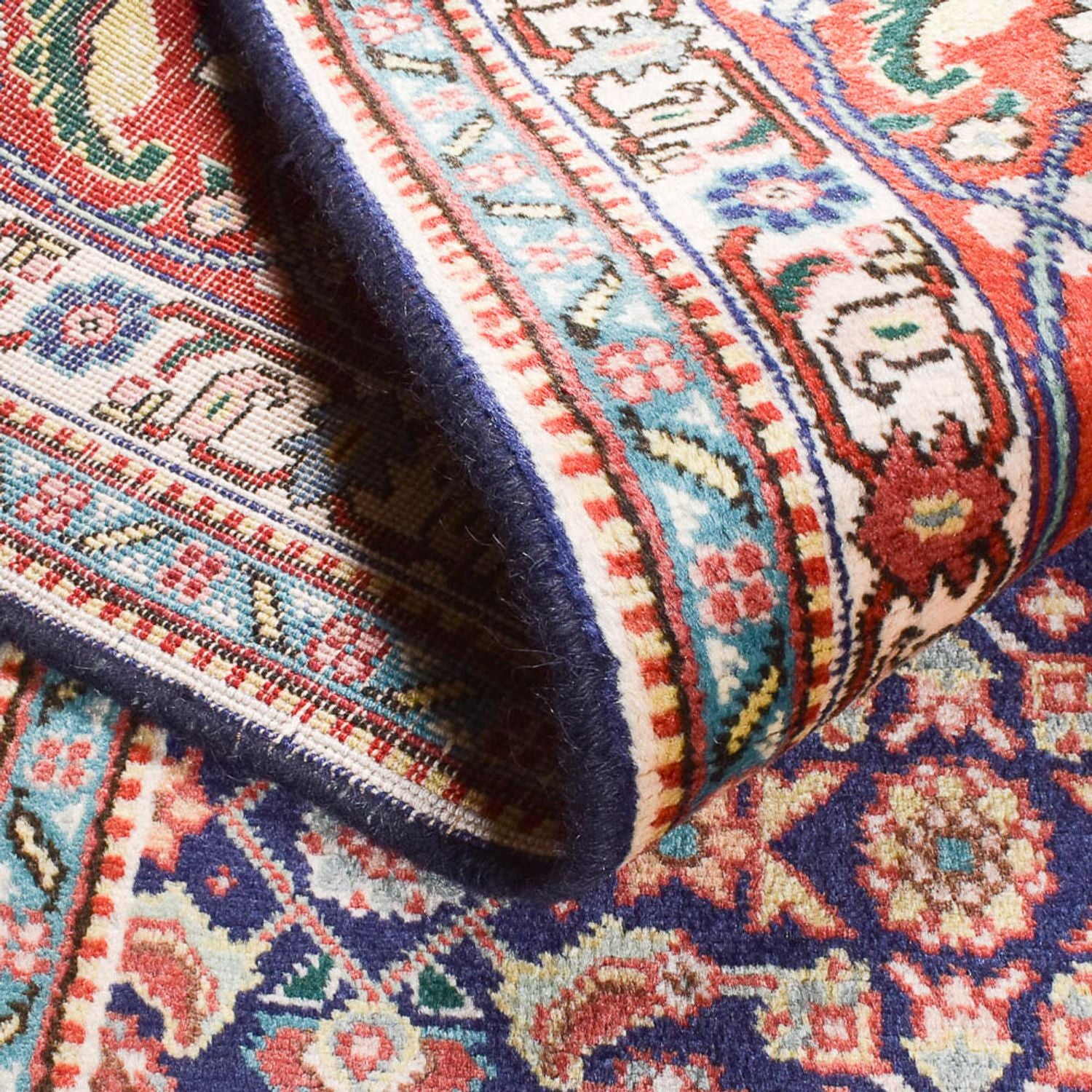 Perserteppich - Täbriz - Royal - 303 x 199 cm - dunkelrot