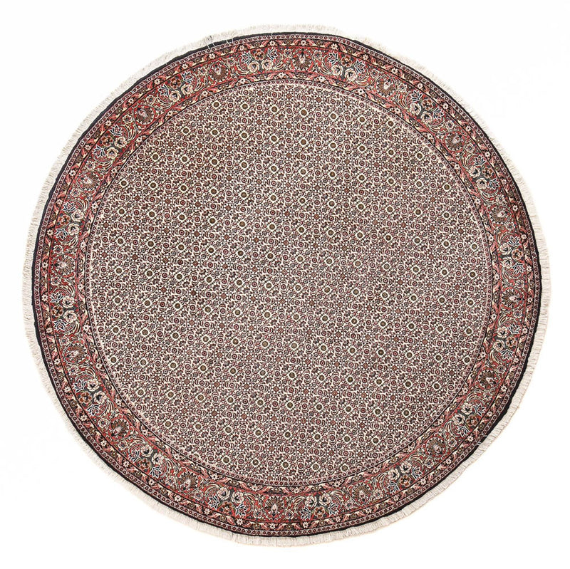Perserteppich - Bidjar rund  - 250 x 250 cm - hellgrau