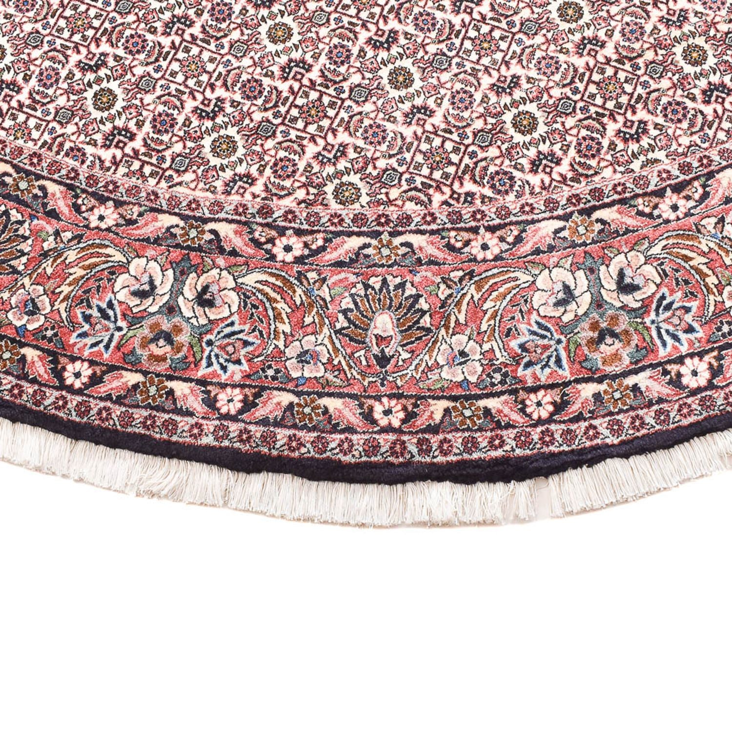 Perserteppich - Bidjar rund  - 250 x 250 cm - hellgrau