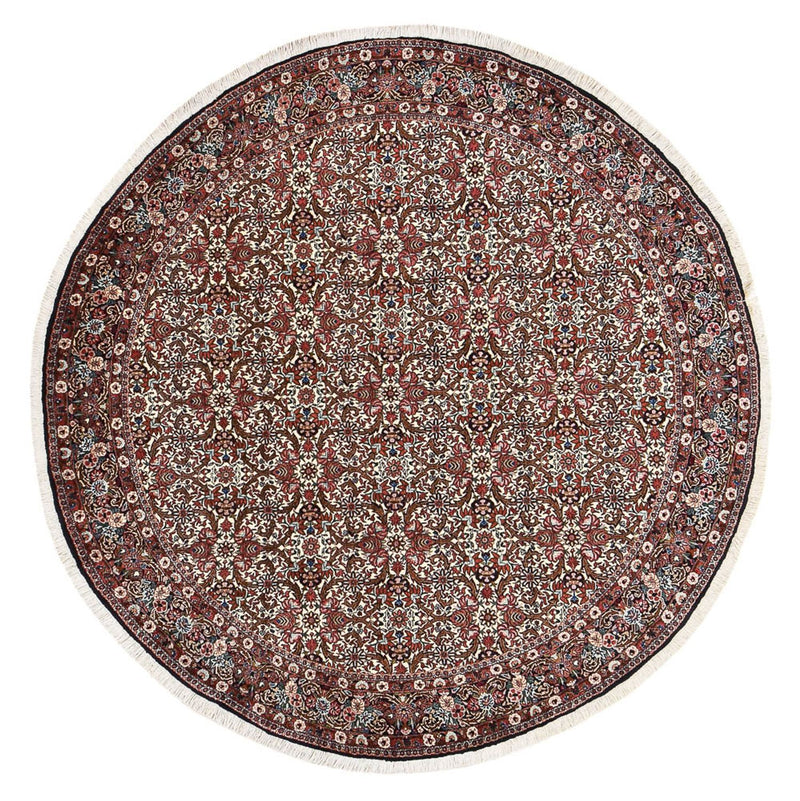 Perserteppich - Bidjar rund  - 250 x 250 cm - rost