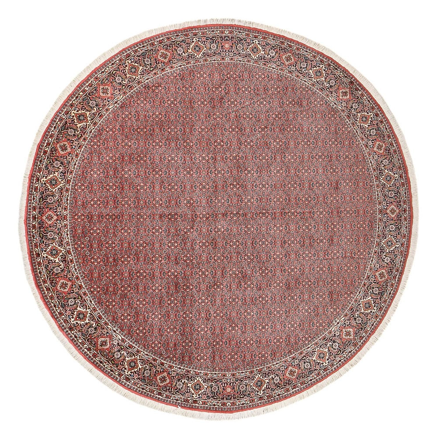 Perserteppich - Bidjar rund  - 300 x 300 cm - hellrot