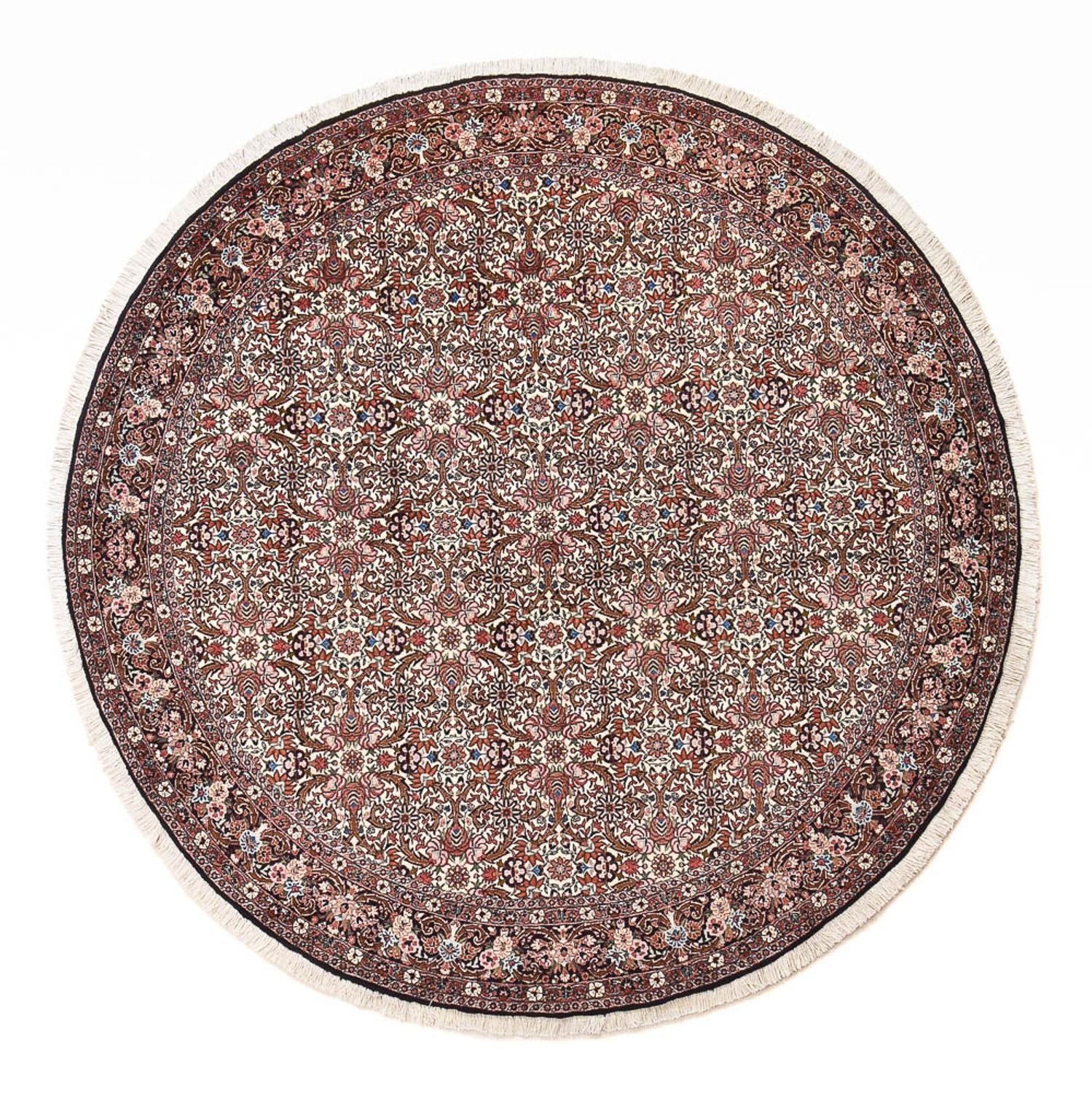 Perserteppich - Bidjar rund  - 250 x 250 cm - rost