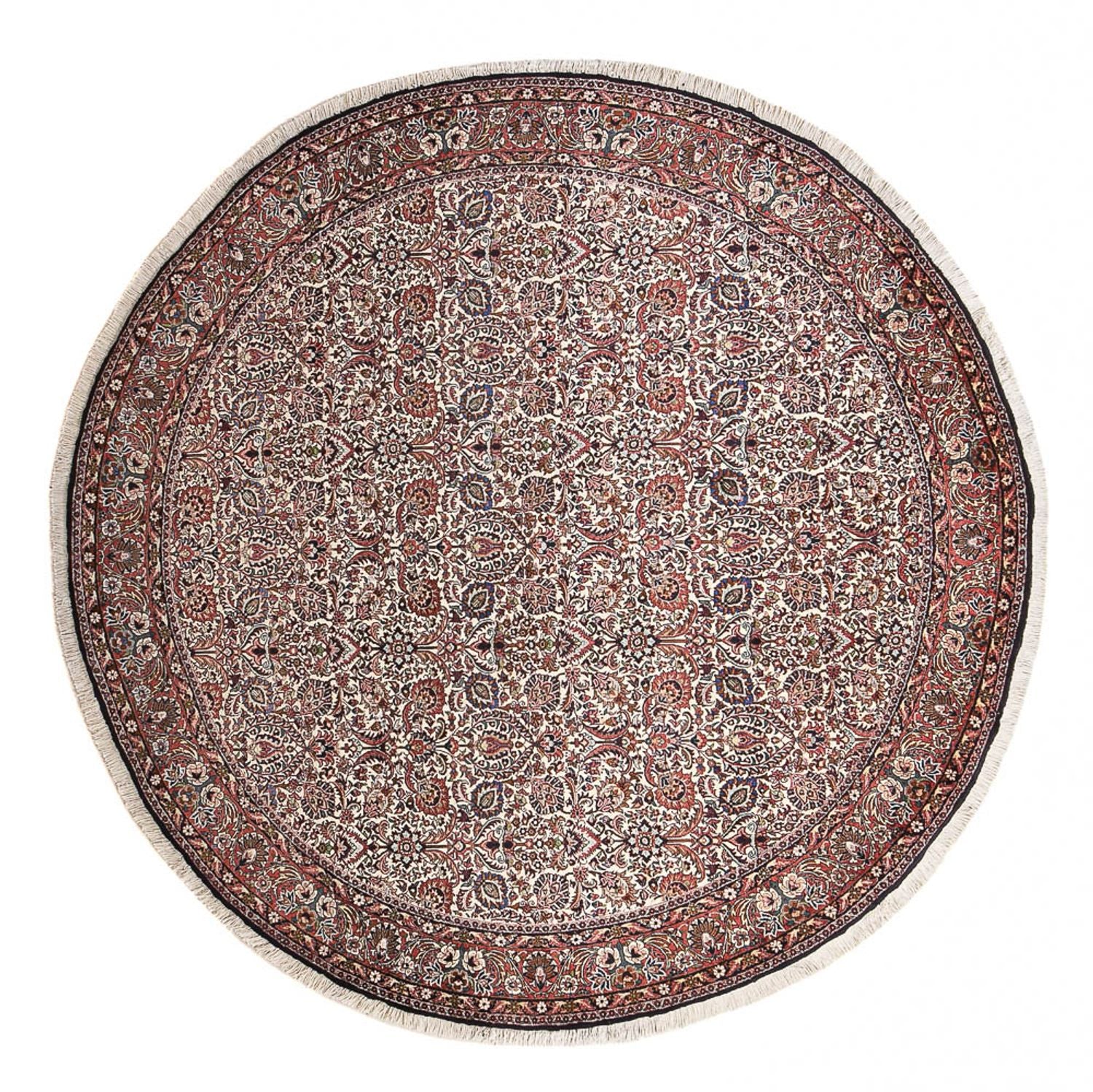 Perserteppich - Bidjar rund  - 250 x 250 cm - rost