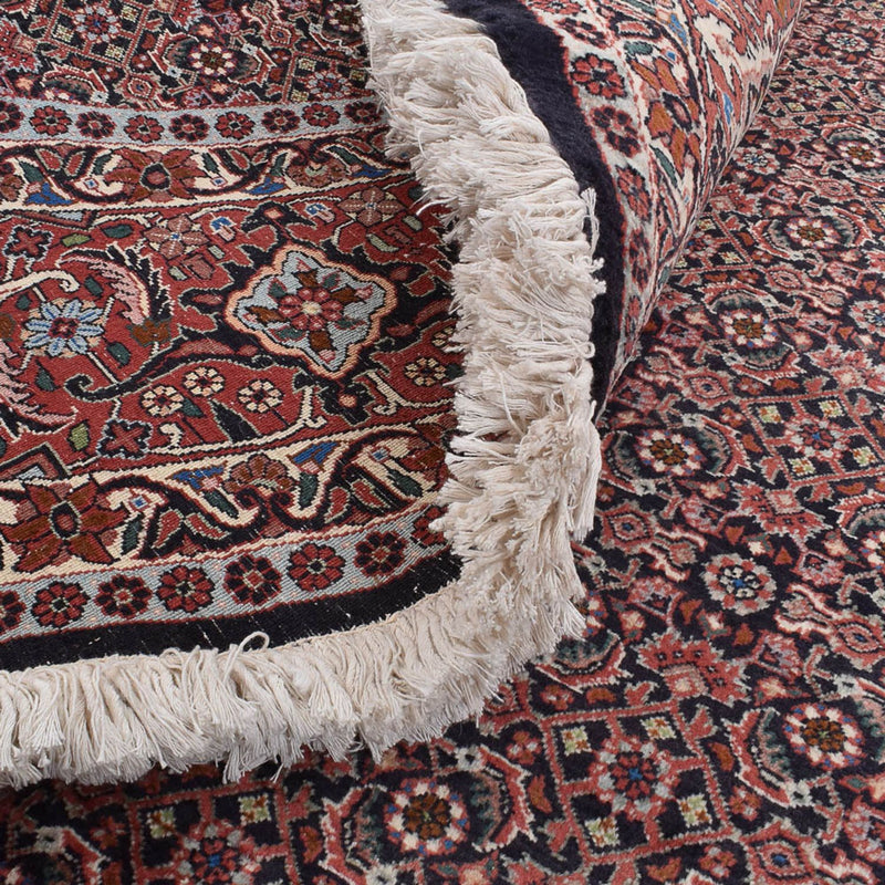 Perserteppich - Bidjar rund  - 300 x 300 cm - dunkelrot