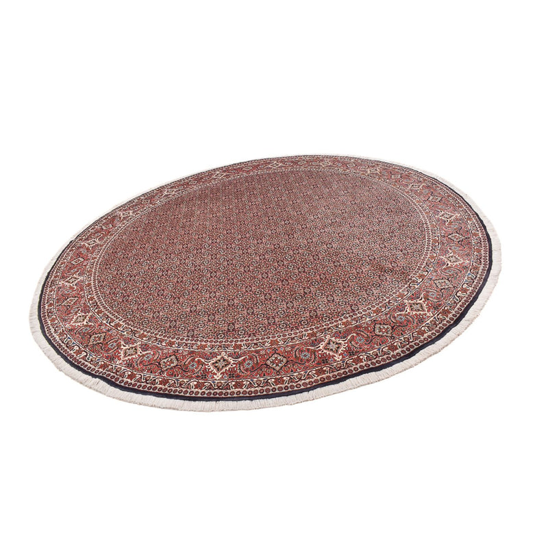 Perserteppich - Bidjar rund  - 300 x 300 cm - dunkelrot