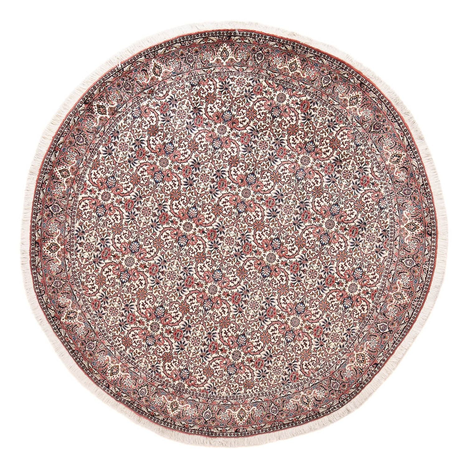 Perserteppich - Bidjar rund  - 245 x 245 cm - rost