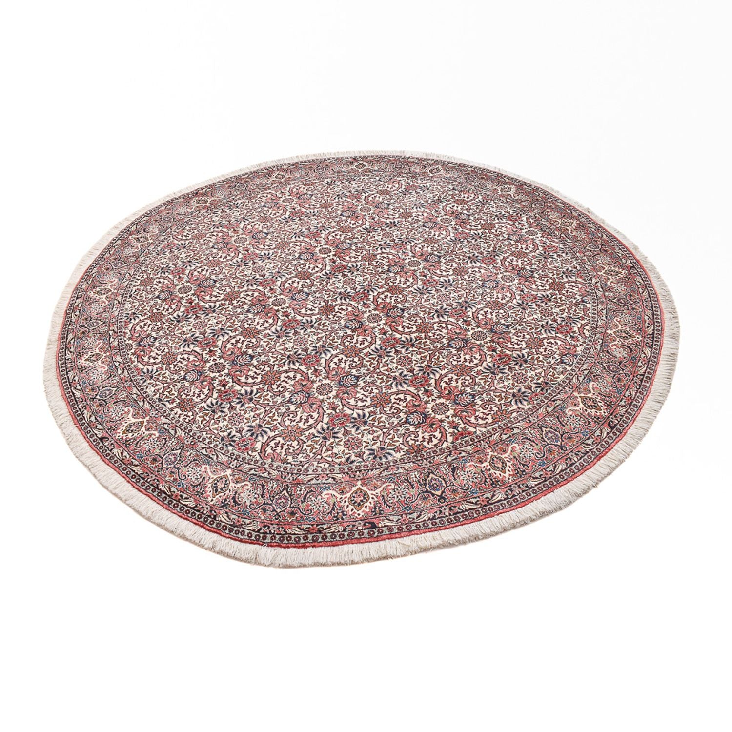 Perserteppich - Bidjar rund  - 245 x 245 cm - rost