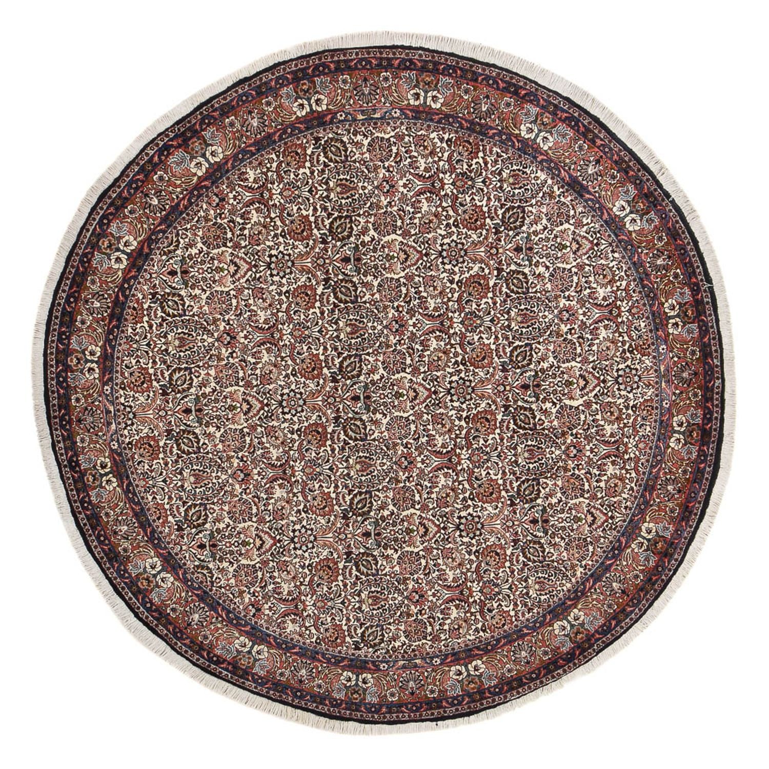 Perserteppich - Bidjar rund  - 250 x 250 cm - rost