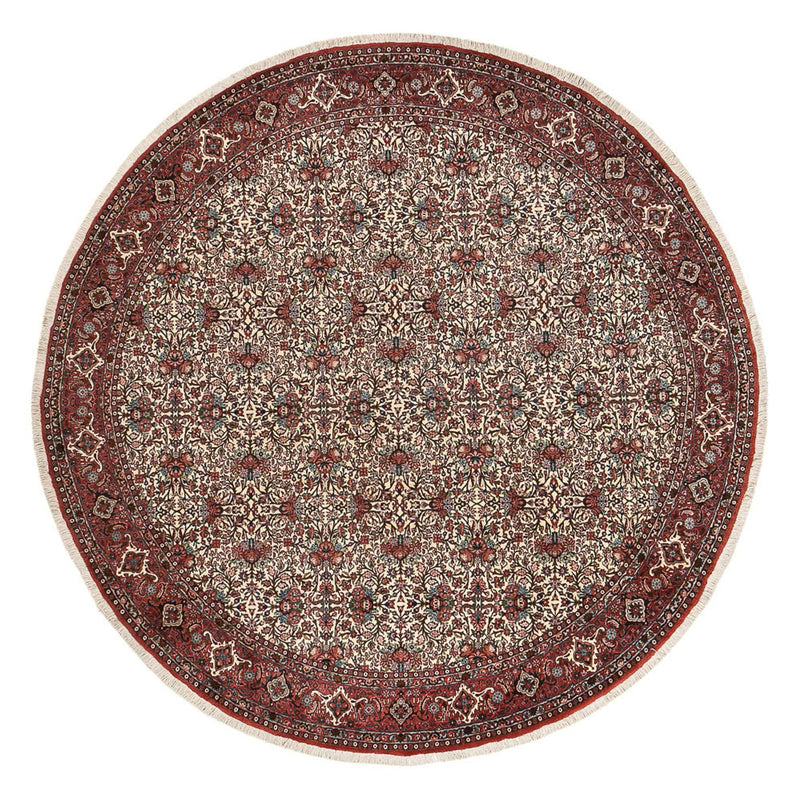 Perserteppich - Bidjar rund  - 300 x 300 cm - rost