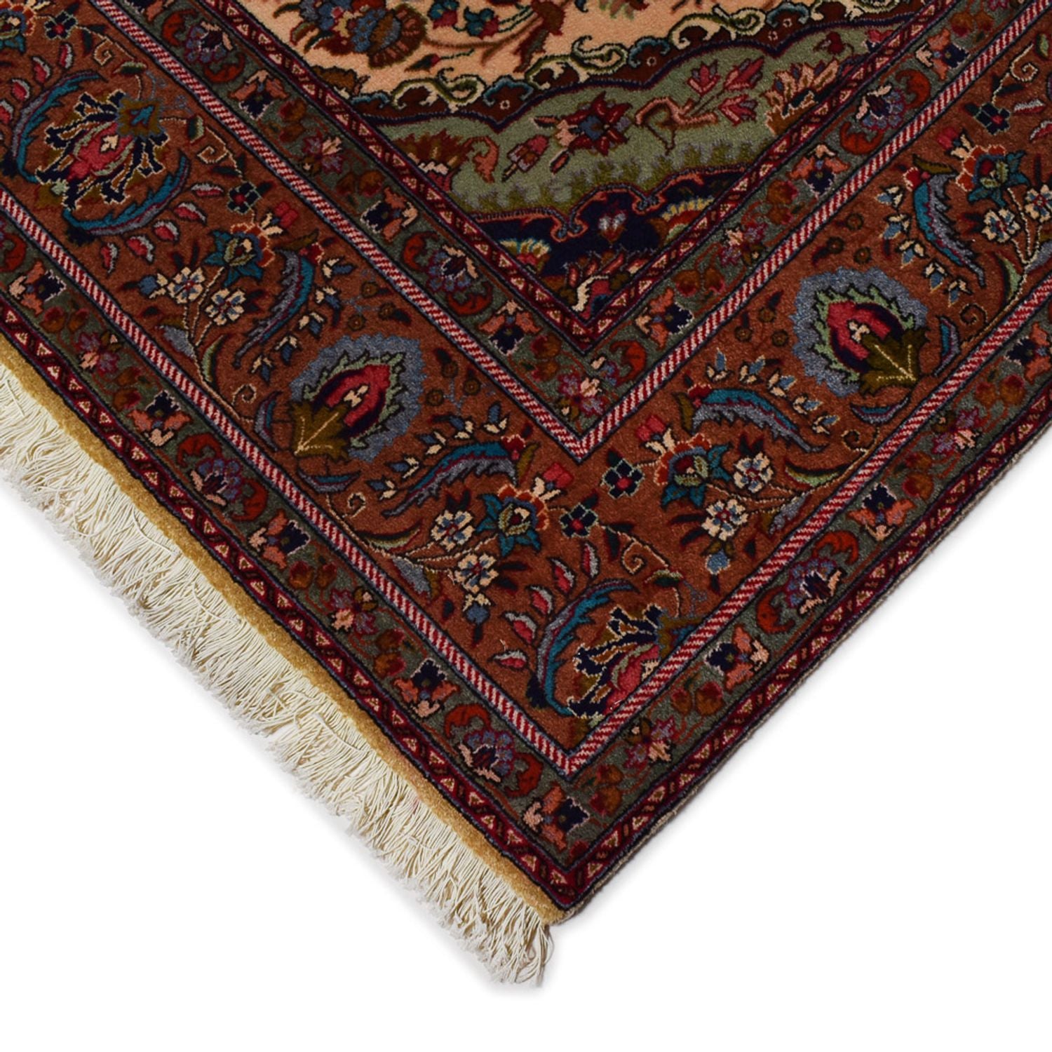 Perserteppich - Täbriz - Royal - 312 x 206 cm - dunkelbeige