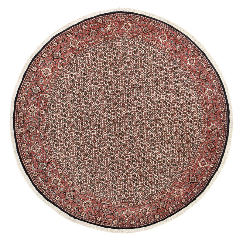 Perserteppich - Bidjar rund  - 250 x 250 cm - rost