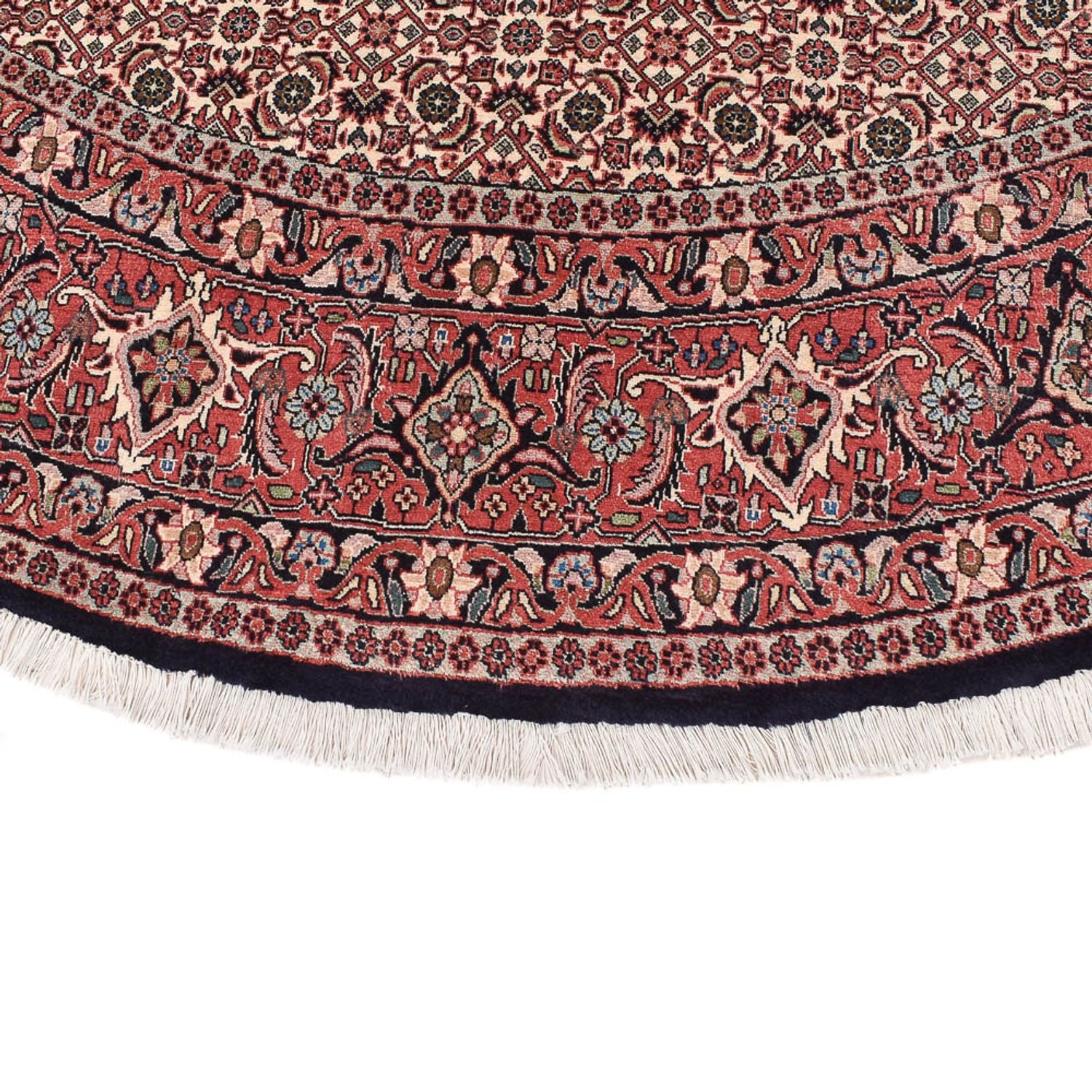 Perserteppich - Bidjar rund  - 250 x 250 cm - rost