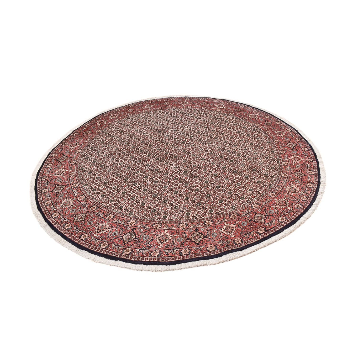 Perserteppich - Bidjar rund  - 250 x 250 cm - rost