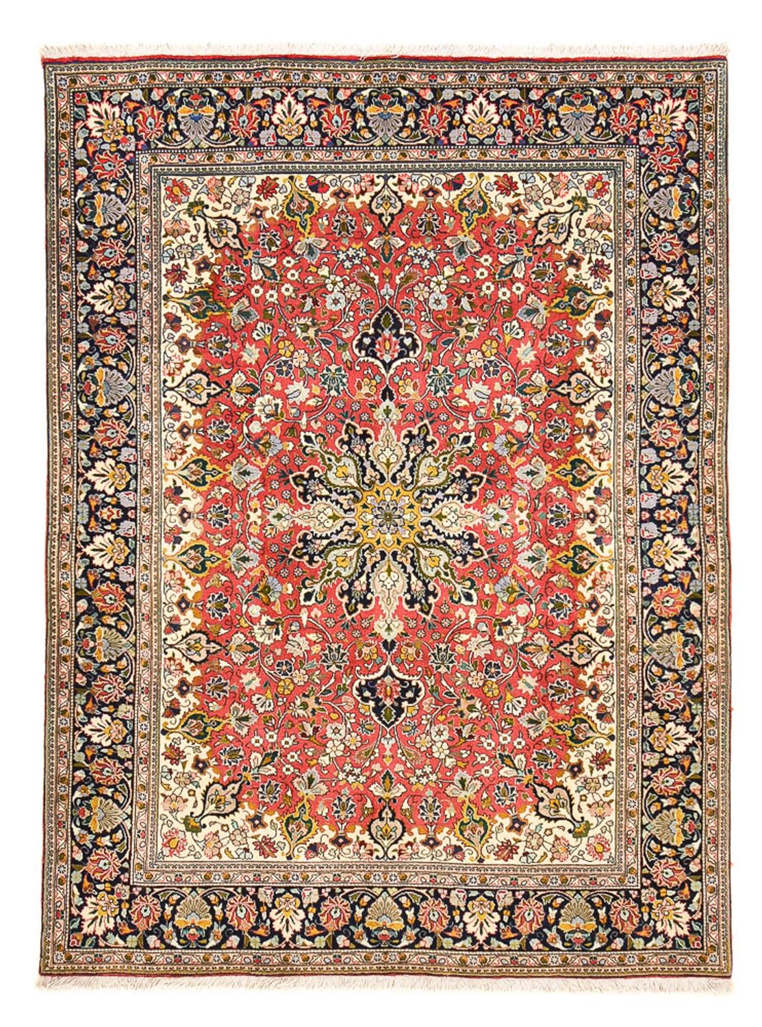 Perserteppich - Täbriz - Royal - 198 x 147 cm - rot