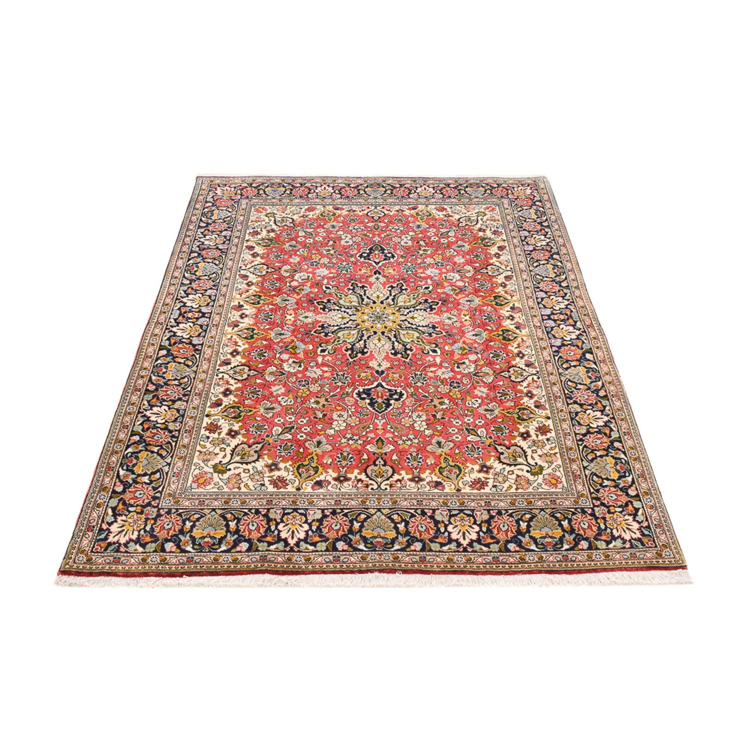 Perserteppich - Täbriz - Royal - 198 x 147 cm - rot