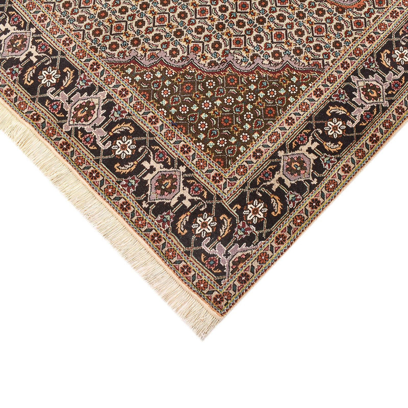 Perserteppich - Täbriz - Royal quadratisch  - 203 x 198 cm - hellbraun