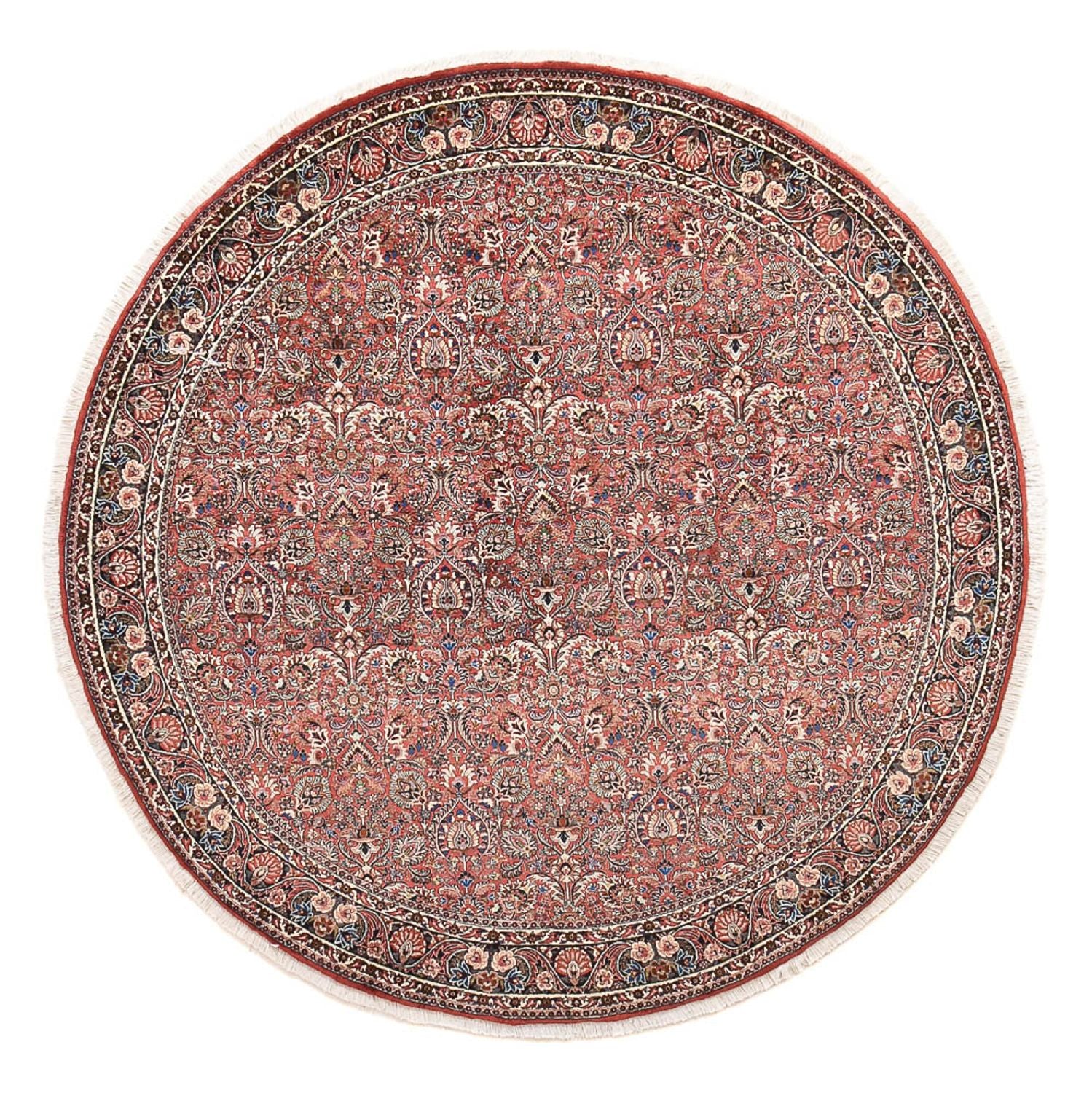Perserteppich - Bidjar rund  - 250 x 250 cm - rost