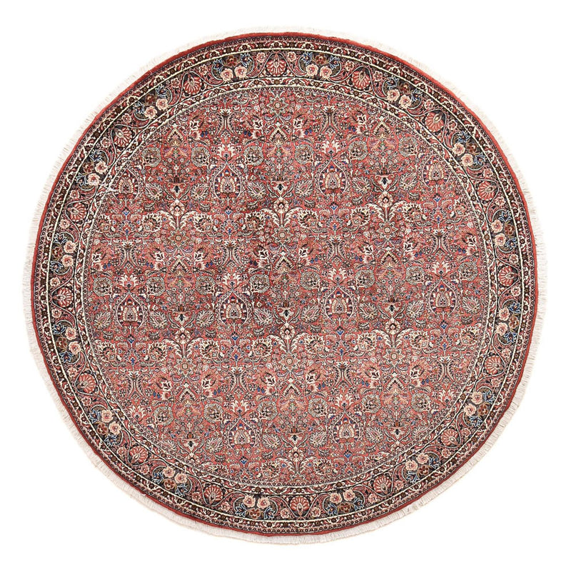 Perserteppich - Bidjar rund  - 250 x 250 cm - rost