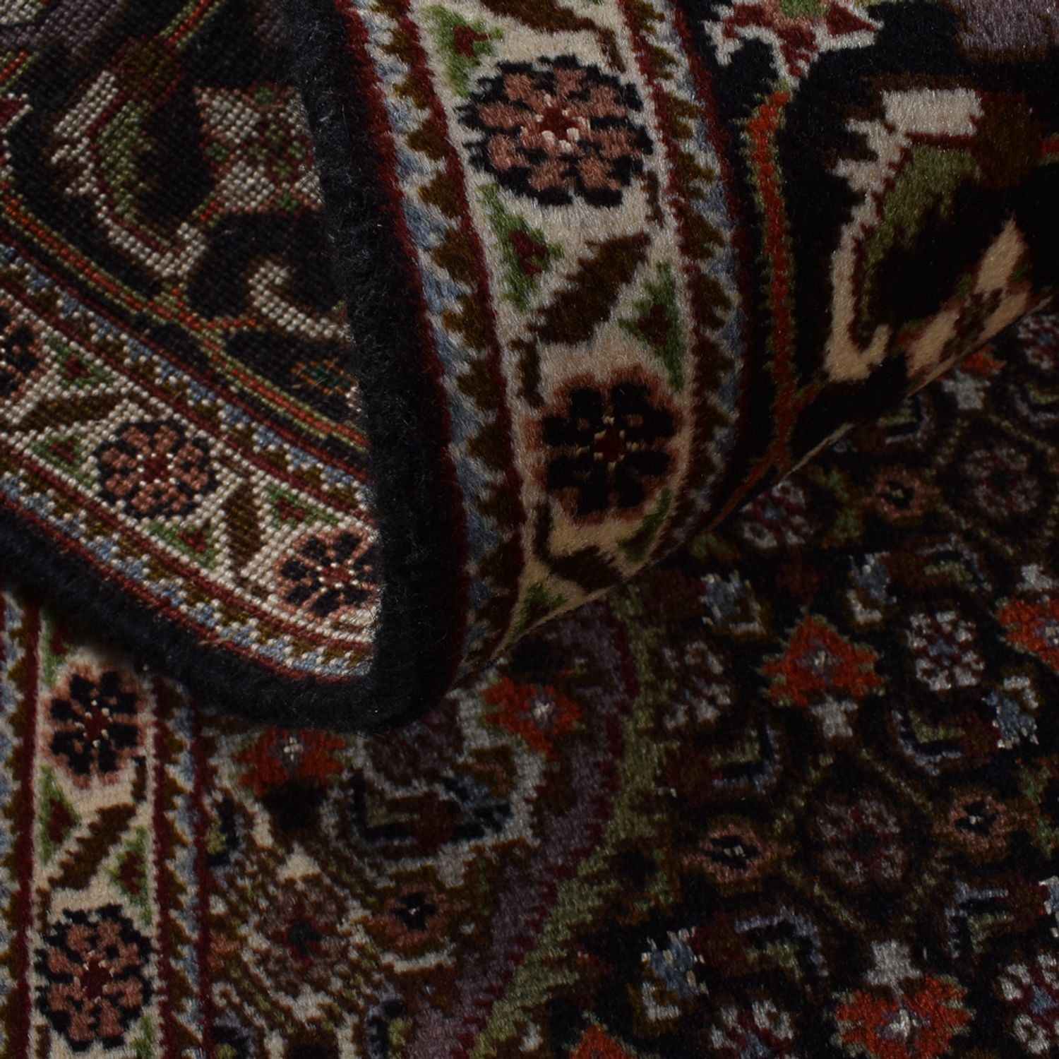 Perserteppich - Täbriz - Royal - 205 x 153 cm - dunkelbraun