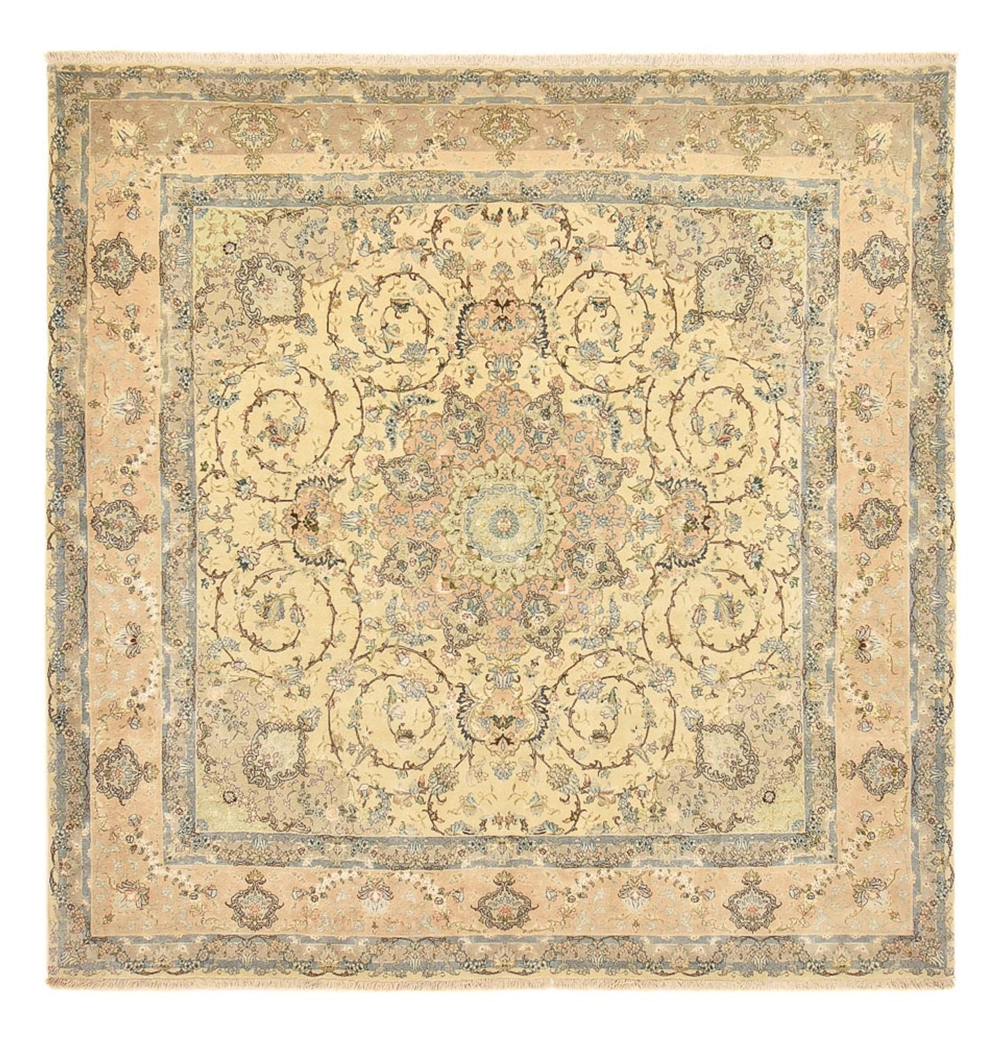 Perserteppich - Täbriz - Royal - 267 x 251 cm - sand