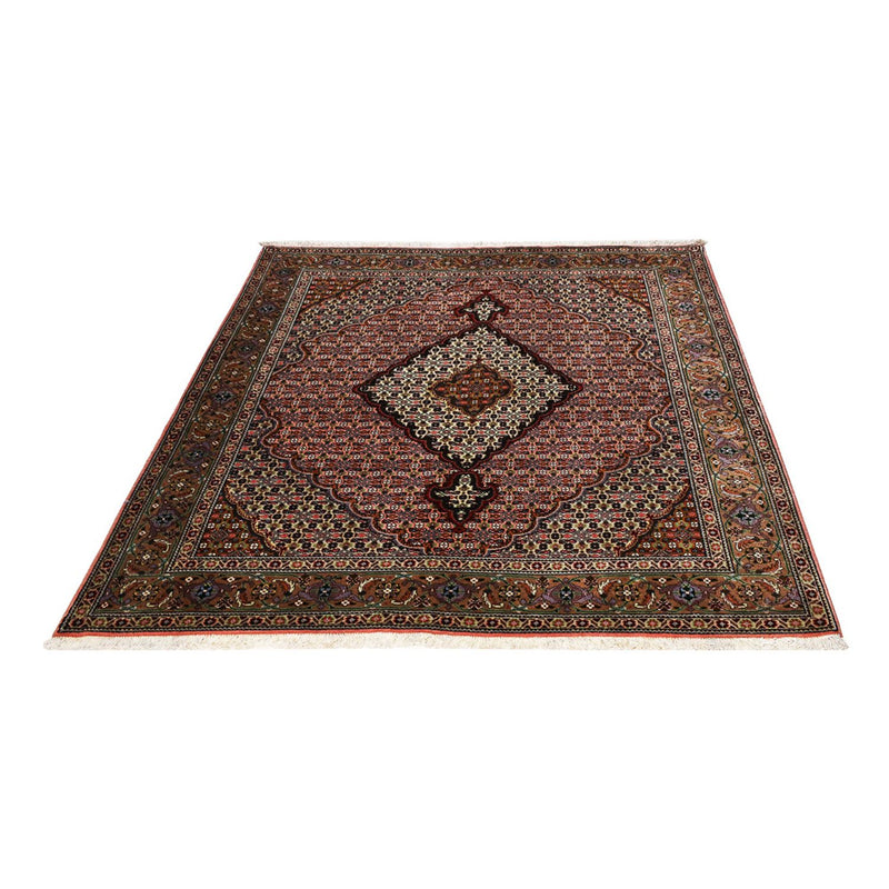 Perserteppich - Täbriz - Royal - 190 x 155 cm - hellrot
