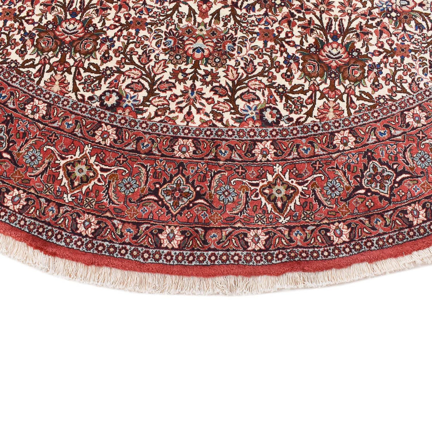 Perserteppich - Bidjar rund  - 250 x 250 cm - hellrot