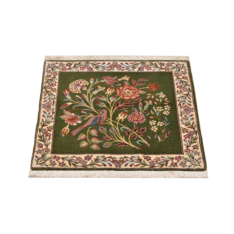 Perserteppich - Royal quadratisch  - 60 x 60 cm - grün