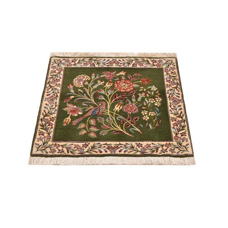 Perserteppich - Royal quadratisch  - 60 x 60 cm - grün