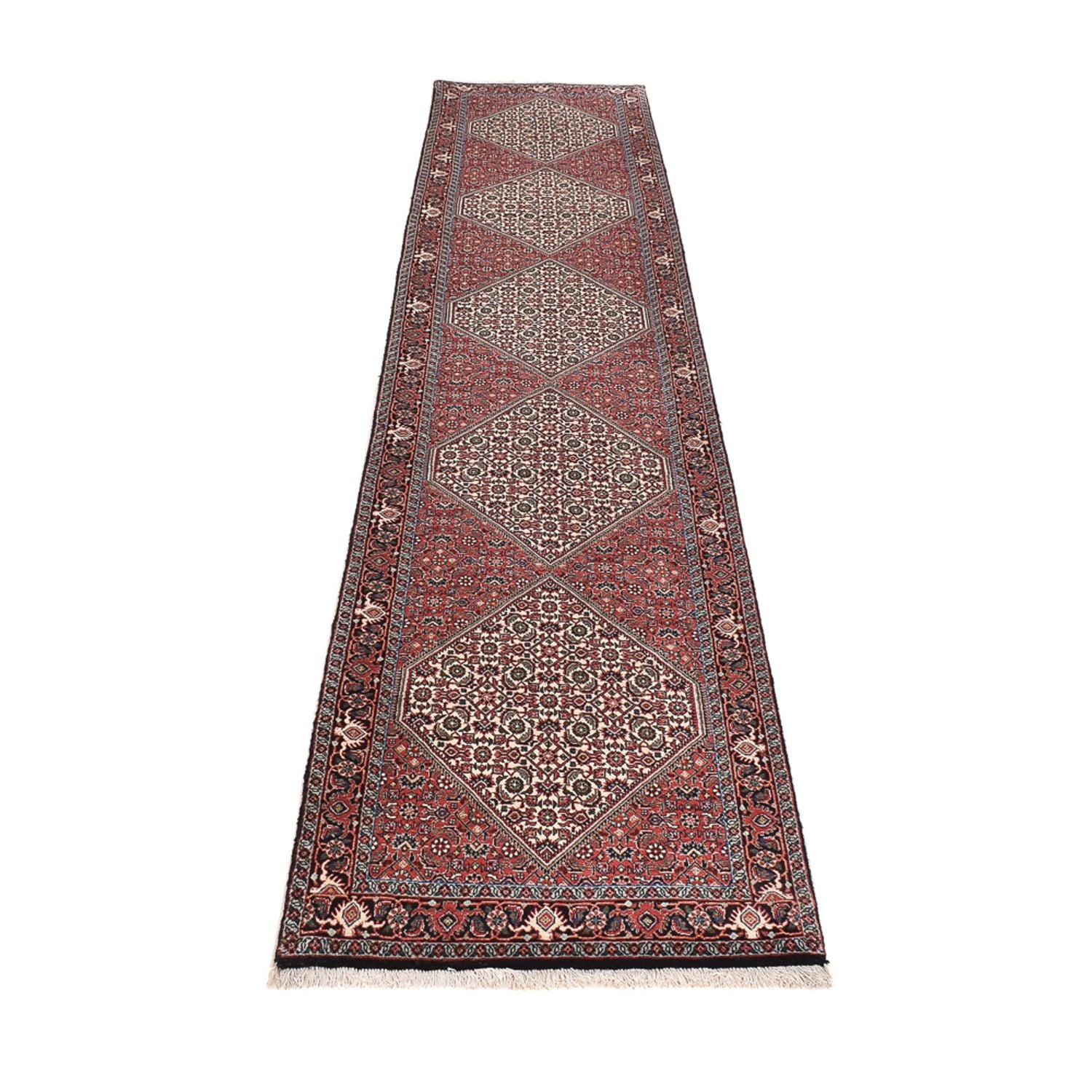 Läufer Perser - Bidjar - 389 x 74 cm - braun