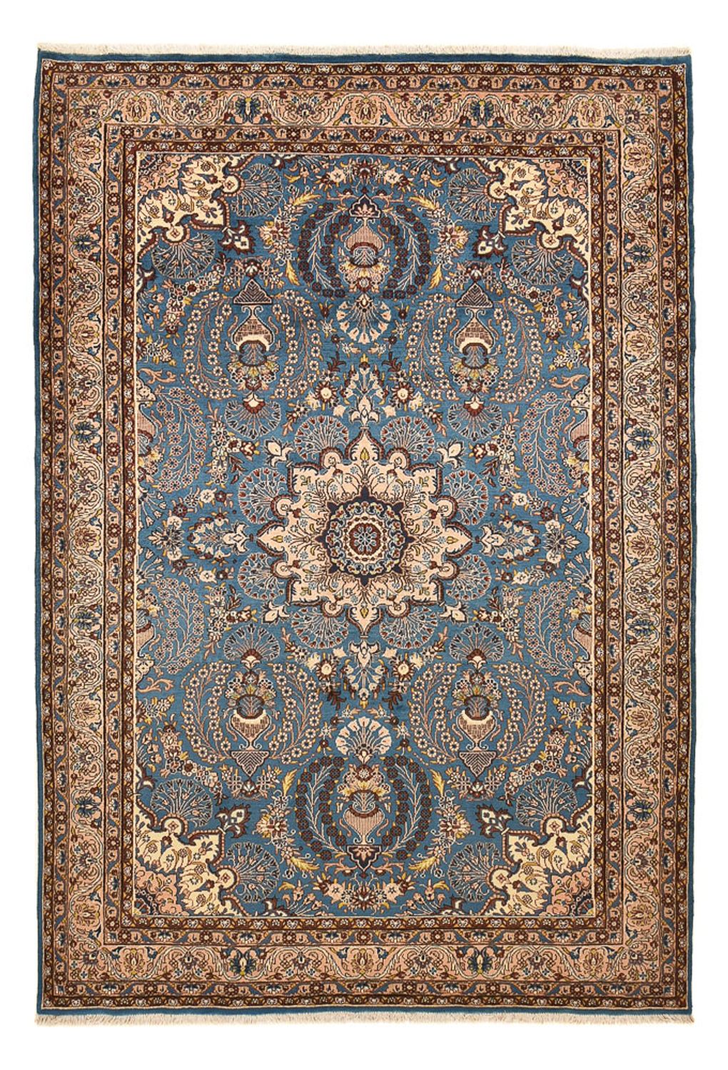 Perserteppich - Nomadic - 288 x 204 cm - seeblau