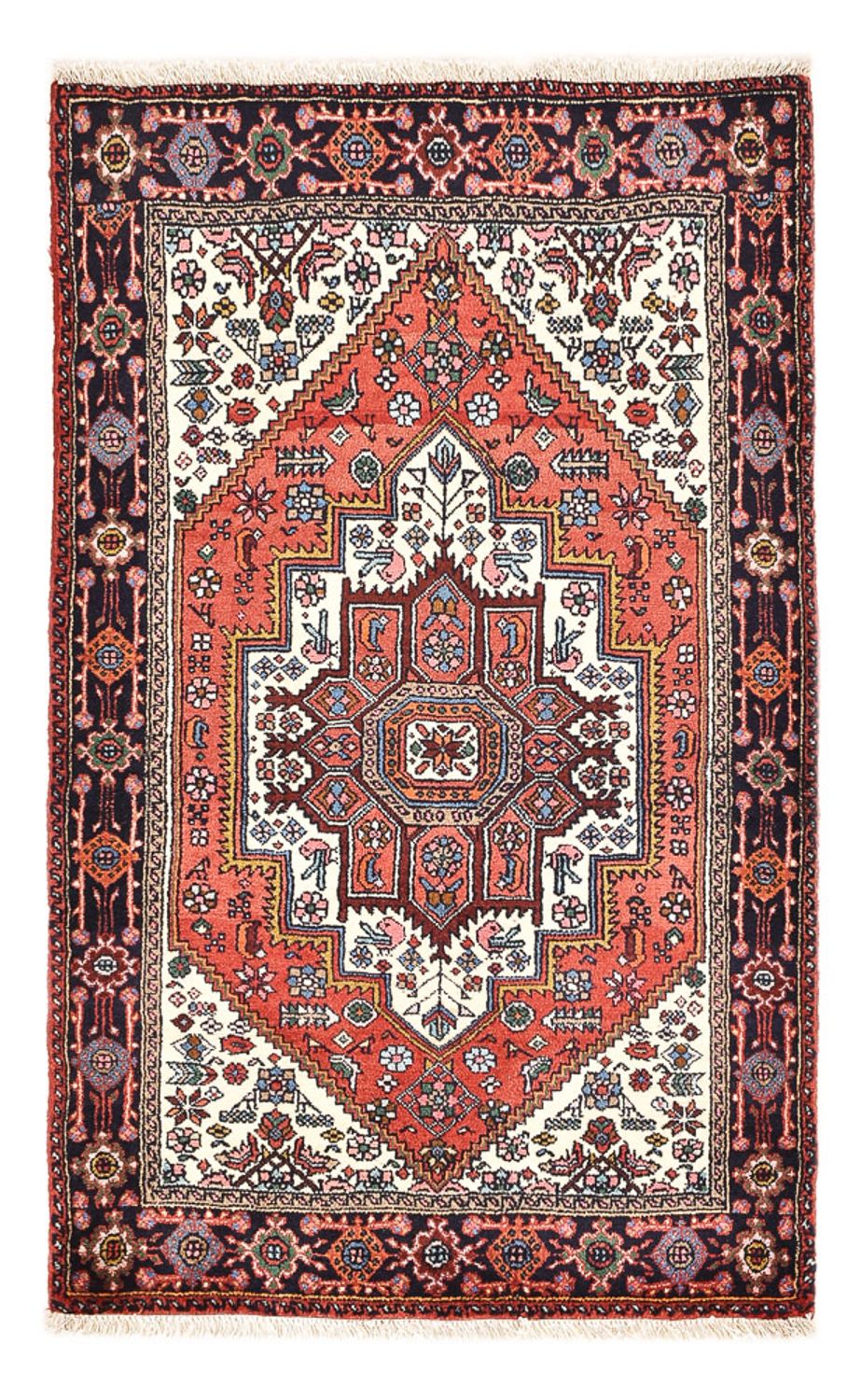Perserteppich - Nomadic - 123 x 76 cm - rot